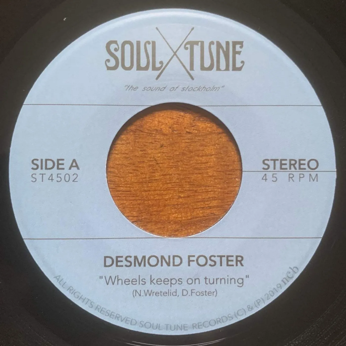 Desmond Foster Wheels Keeps On Turning / Attitude Vinyl Record