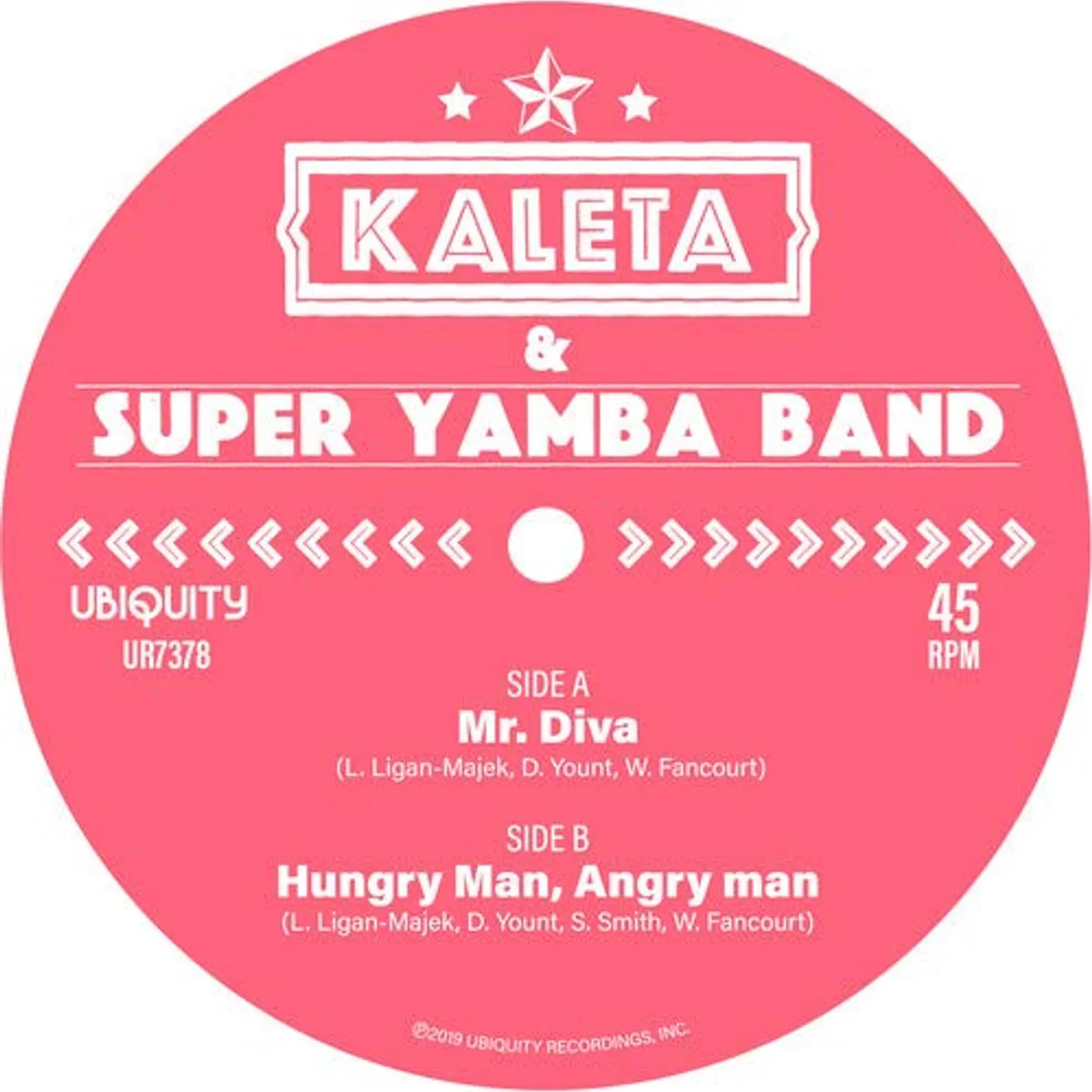 Kaleta Mr. Diva/Hungry Man Angry Man Vinyl Record