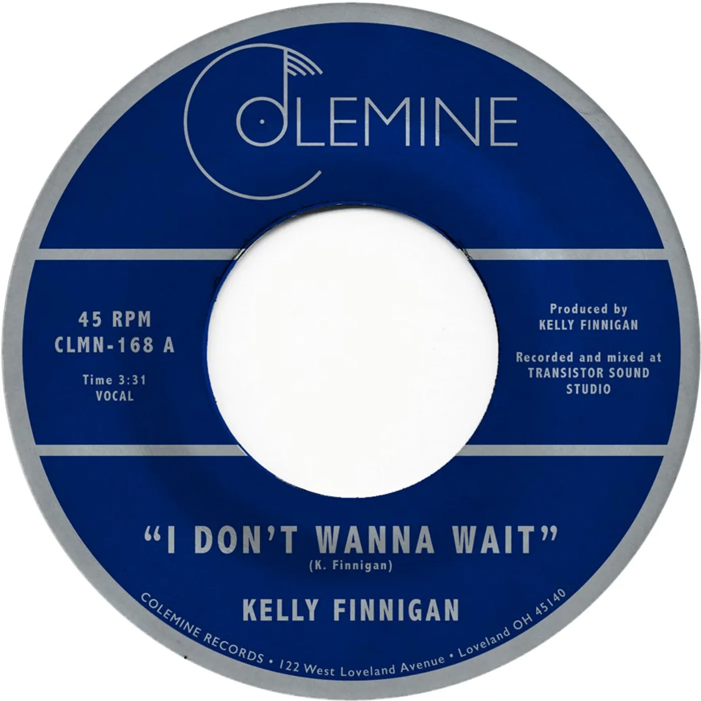 Kelly Finnigan I Don't Wanna Wait Vinyl Record