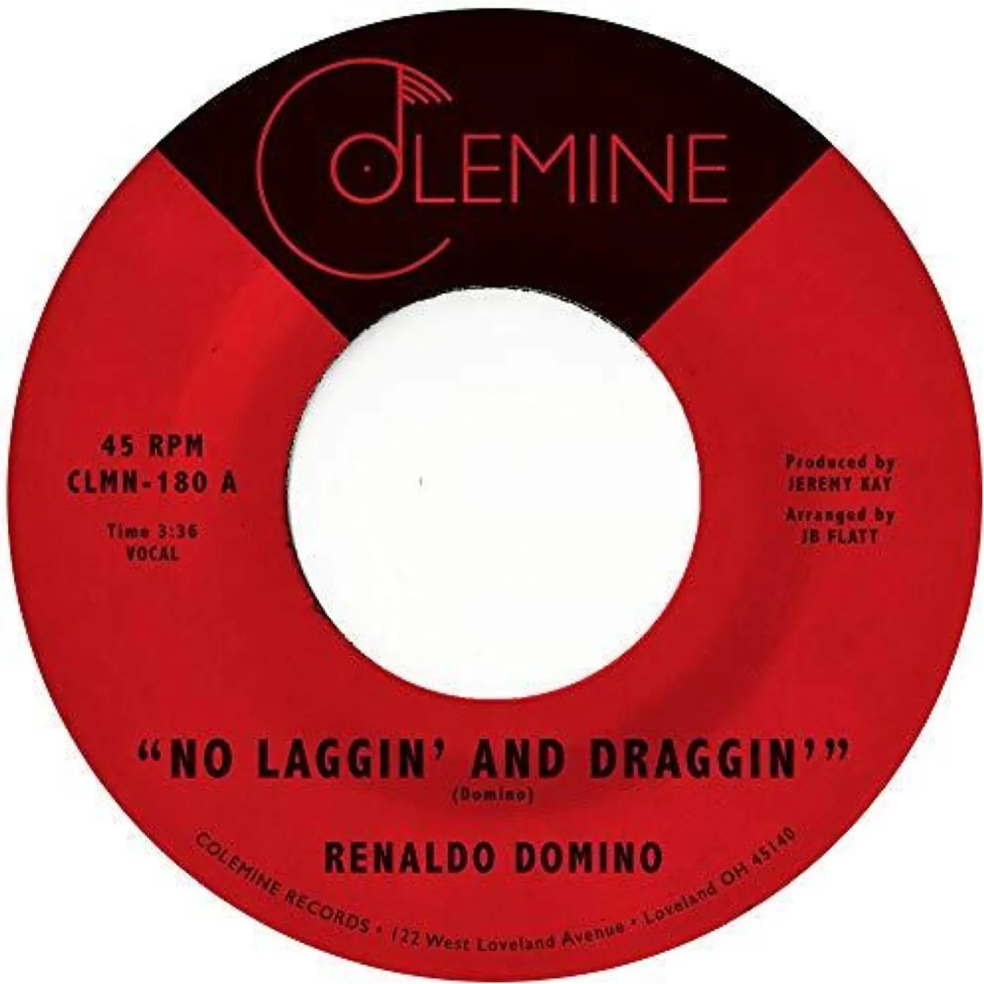 Renaldo Domino No Laggin' And Draggin' Vinyl Record
