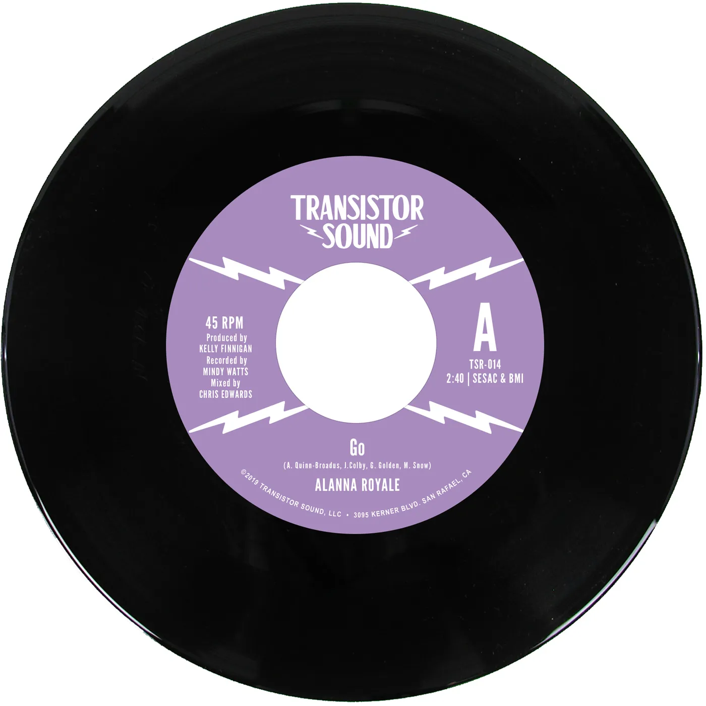 Alanna Royale Go/I Know Vinyl Record