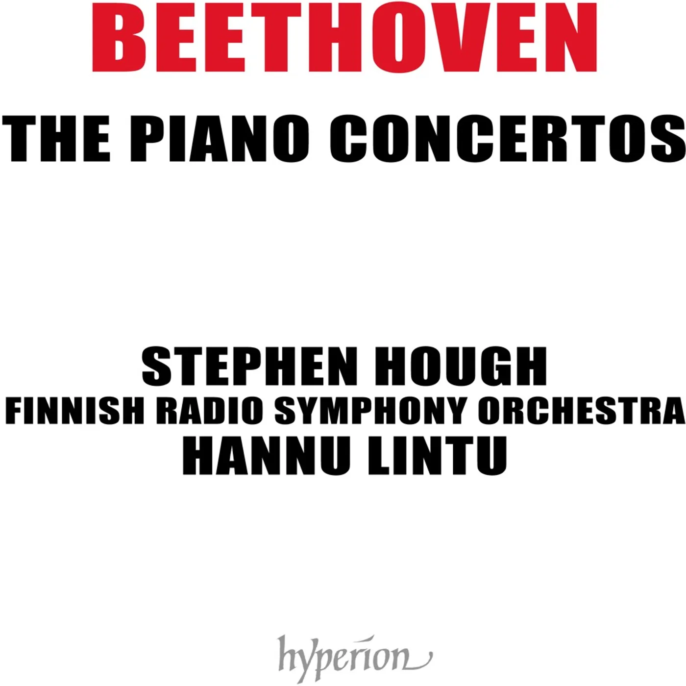 Stephen Hough BEETHOVEN: THE PIANO CONCERTOS CD