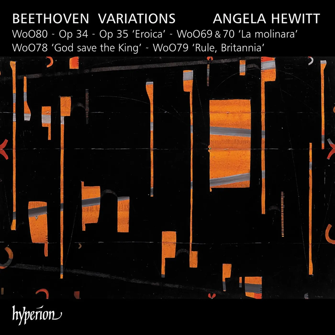 Angela Hewitt BEETHOVEN: VARIATIONS CD