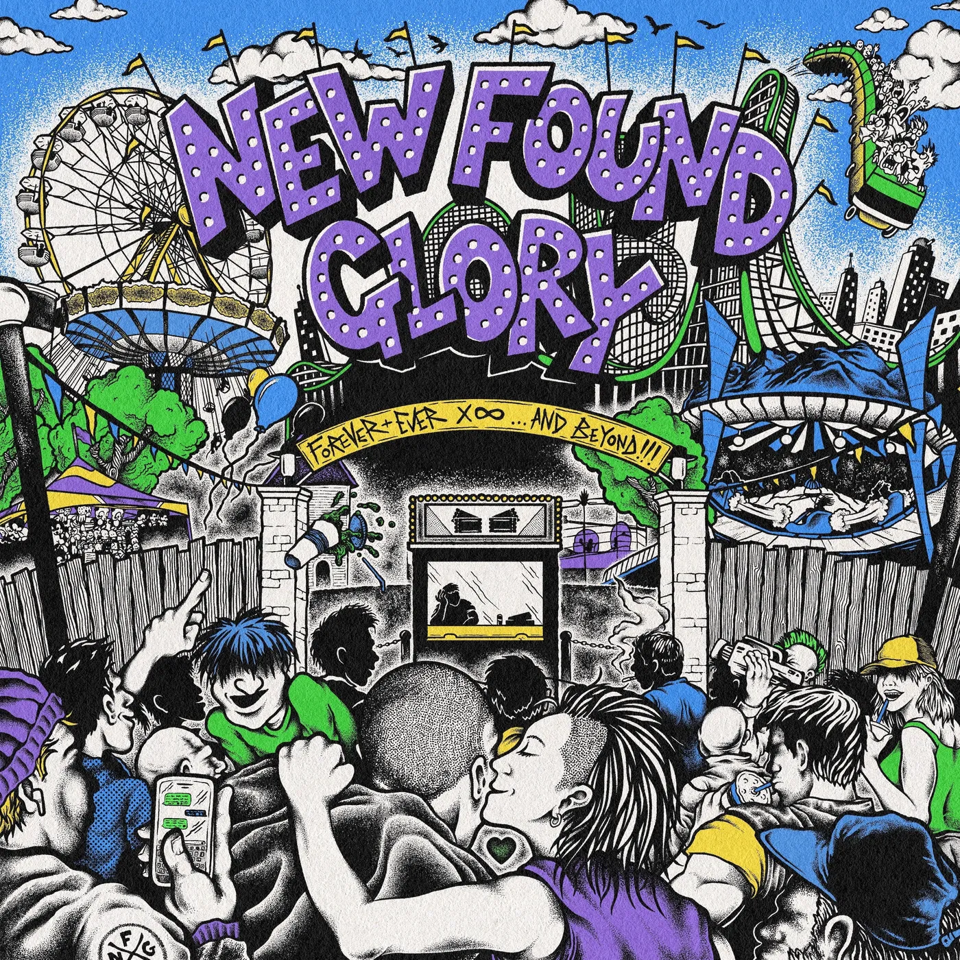 New Found Glory FOREVER + EVER X INFINITY & BEYOND CD - Green Vinyl