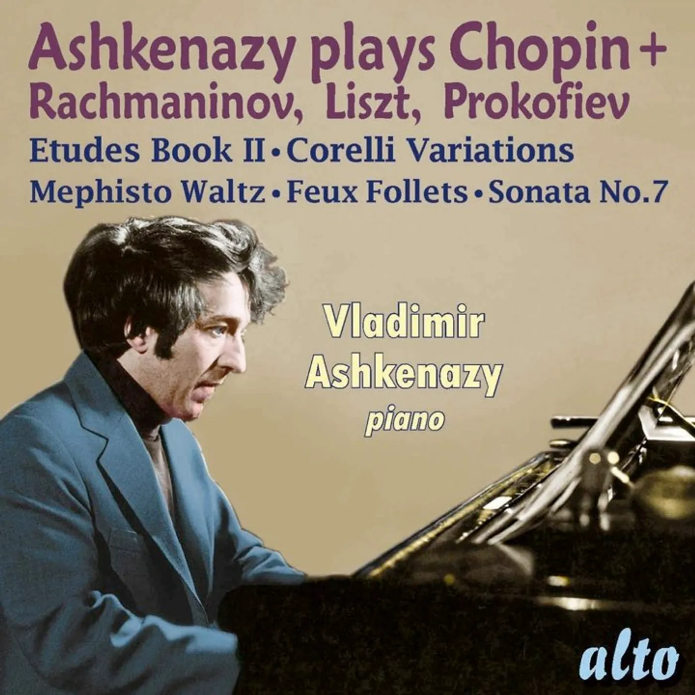 Vladimir Ashkenazy Ashkenazy Plays Chopin, Rachmaninov, Liszt & Prokofiev CD
