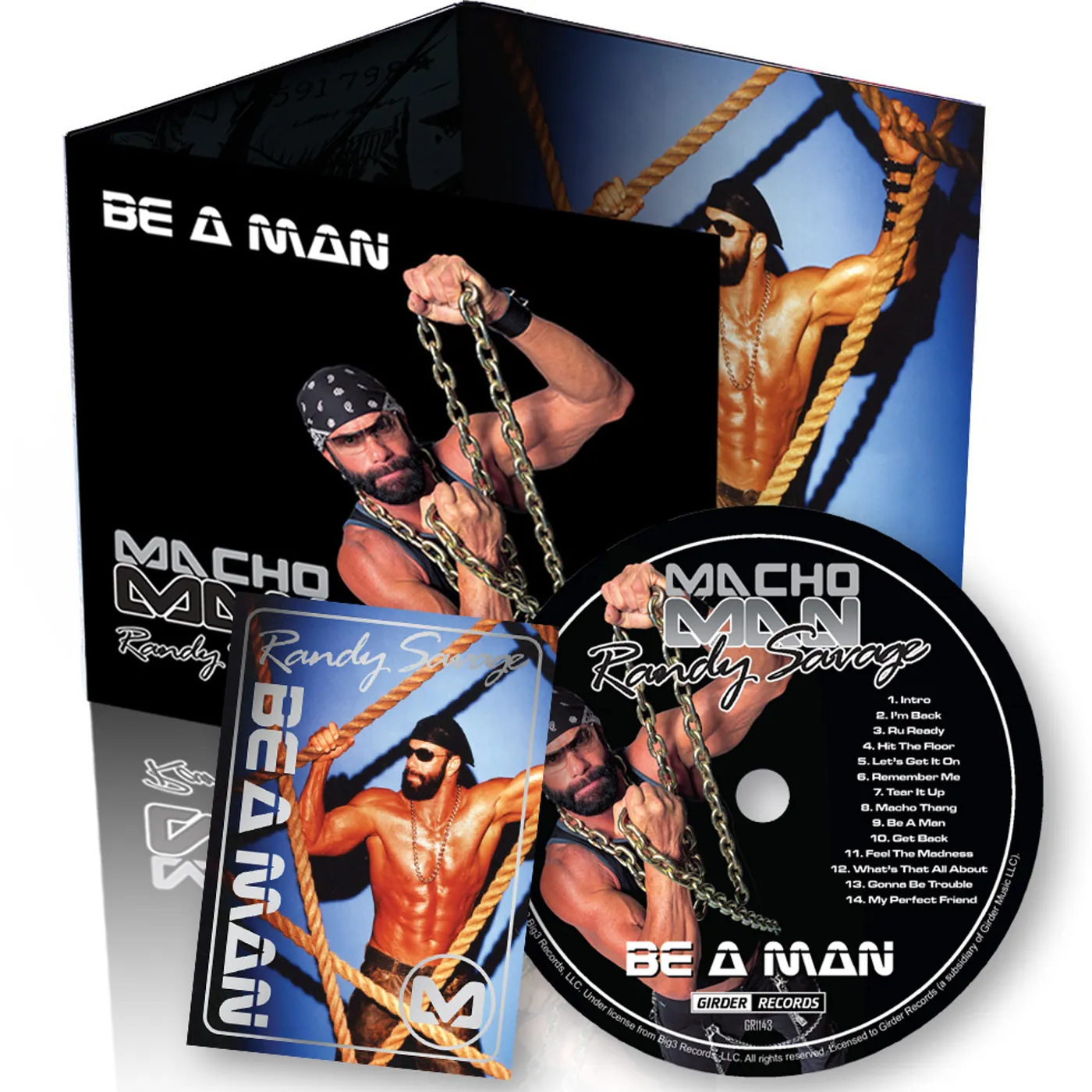 Macho Man Randy Savage BE A MAN CD