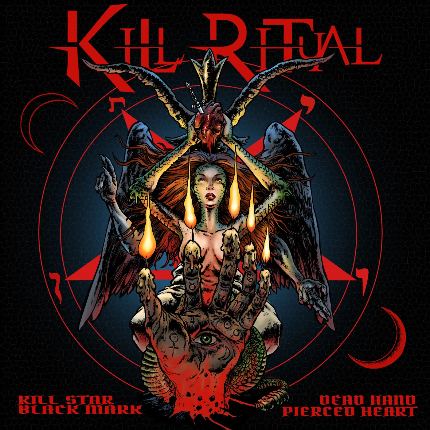 Kill Ritual Kill Star Black Mark Dead Hand Pierced H CD