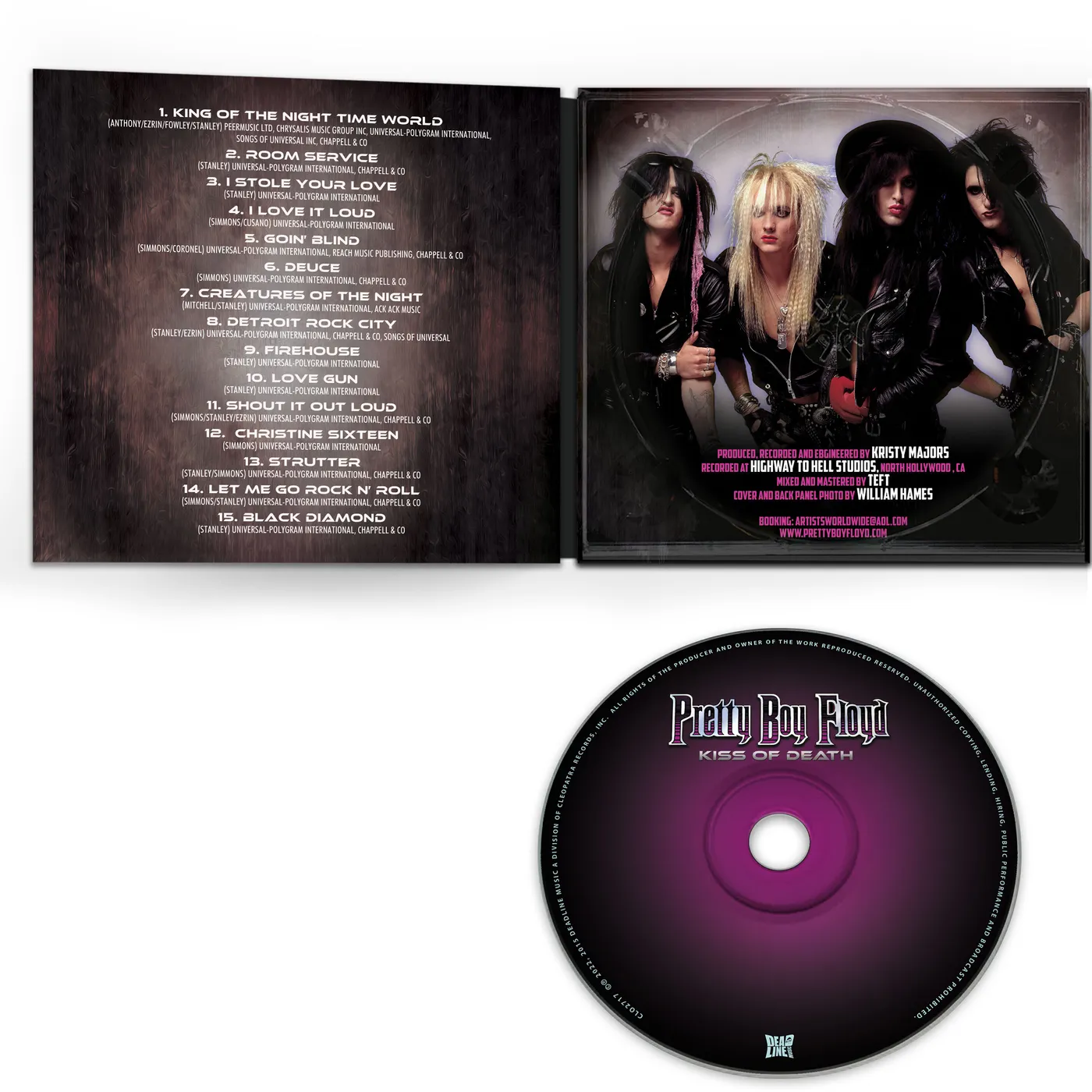 Pretty Boy Floyd KISS OF DEATH CD