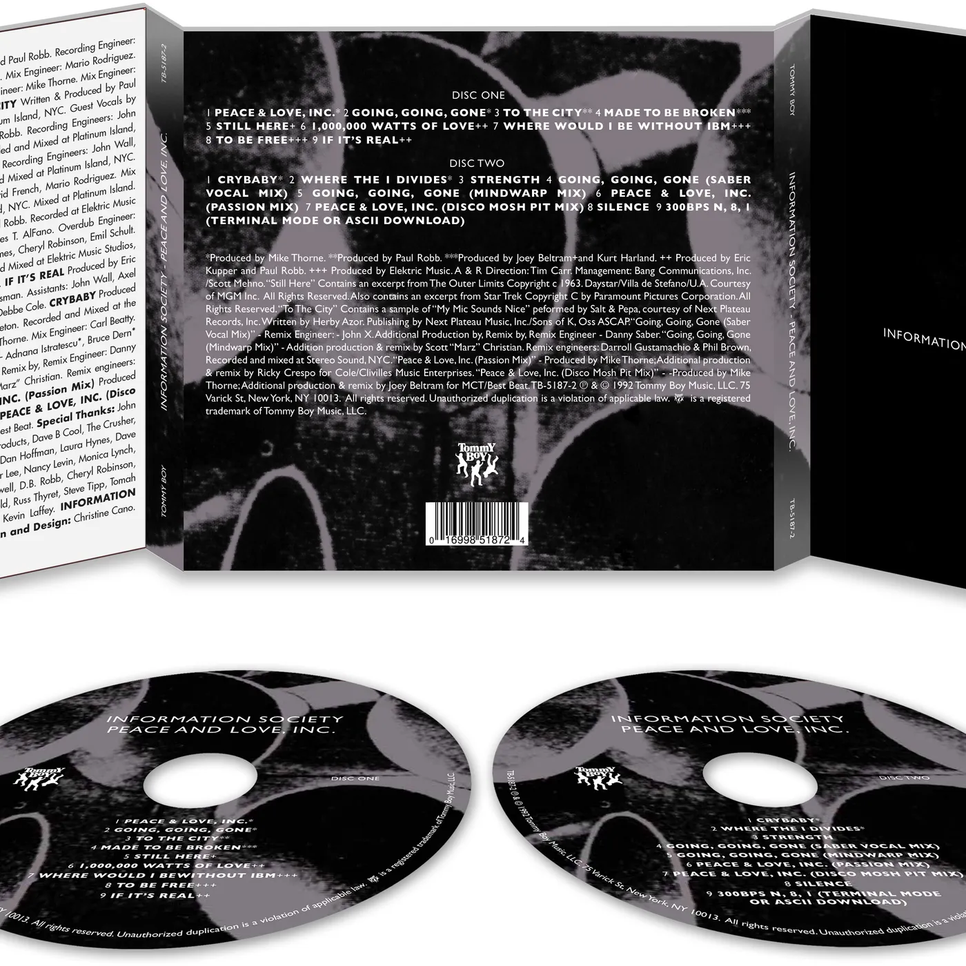 Information Society Peace & Love Inc.   30 Th Anniversary CD