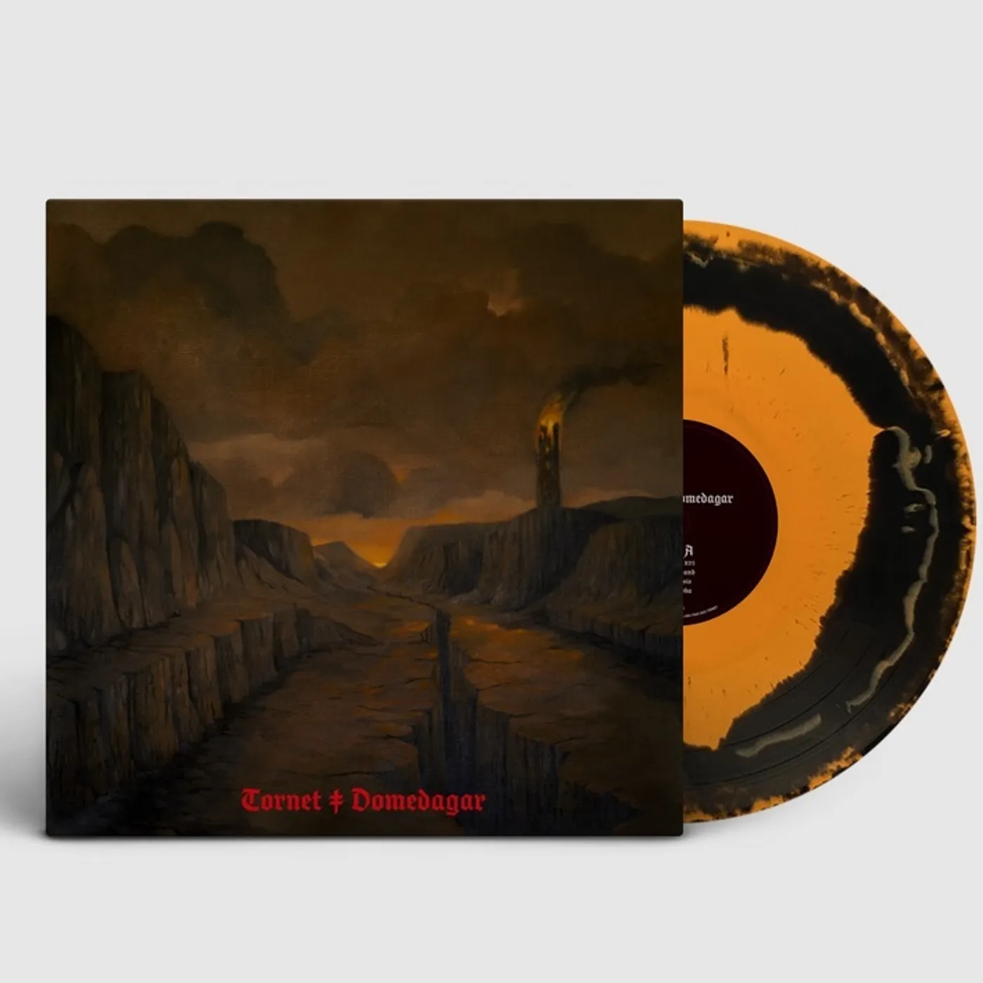 Tornet Domedagar   Black/Orange Vinyl Record