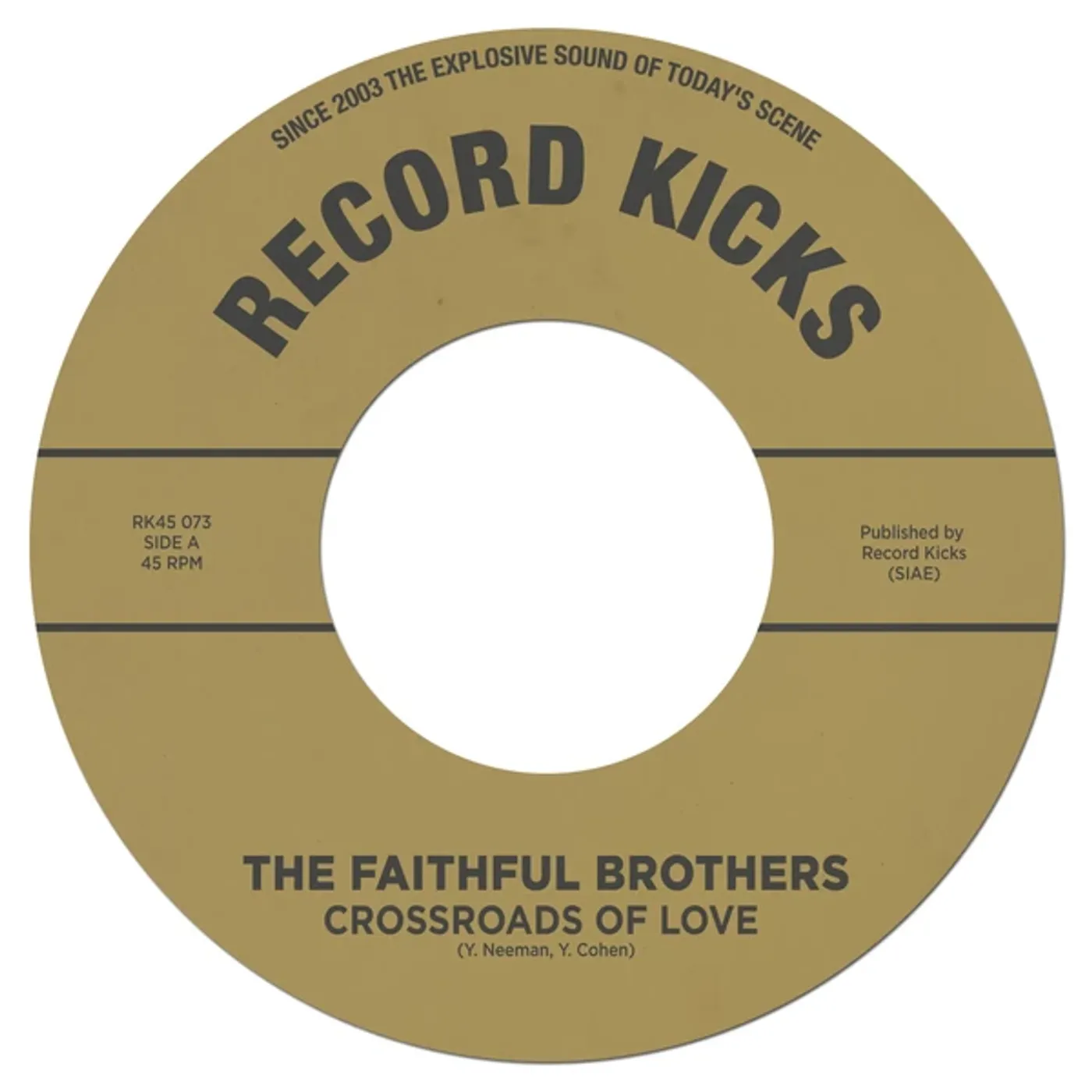 The Faithful Brothers Crossroads Of Love / Ome More Time Vinyl Record