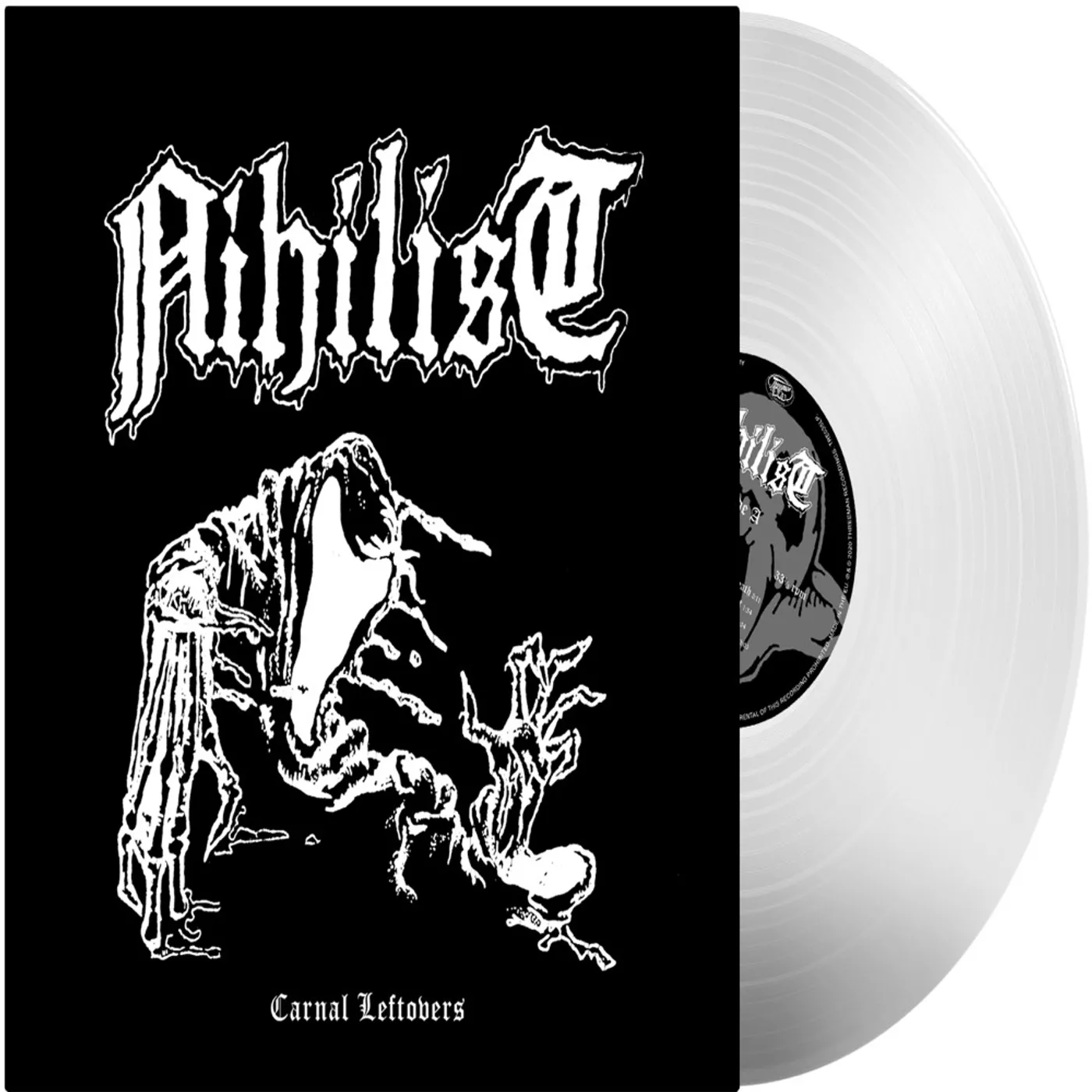 Nihilist CARNAL LEFTOVER (CLEAR VINYL) Vinyl Record