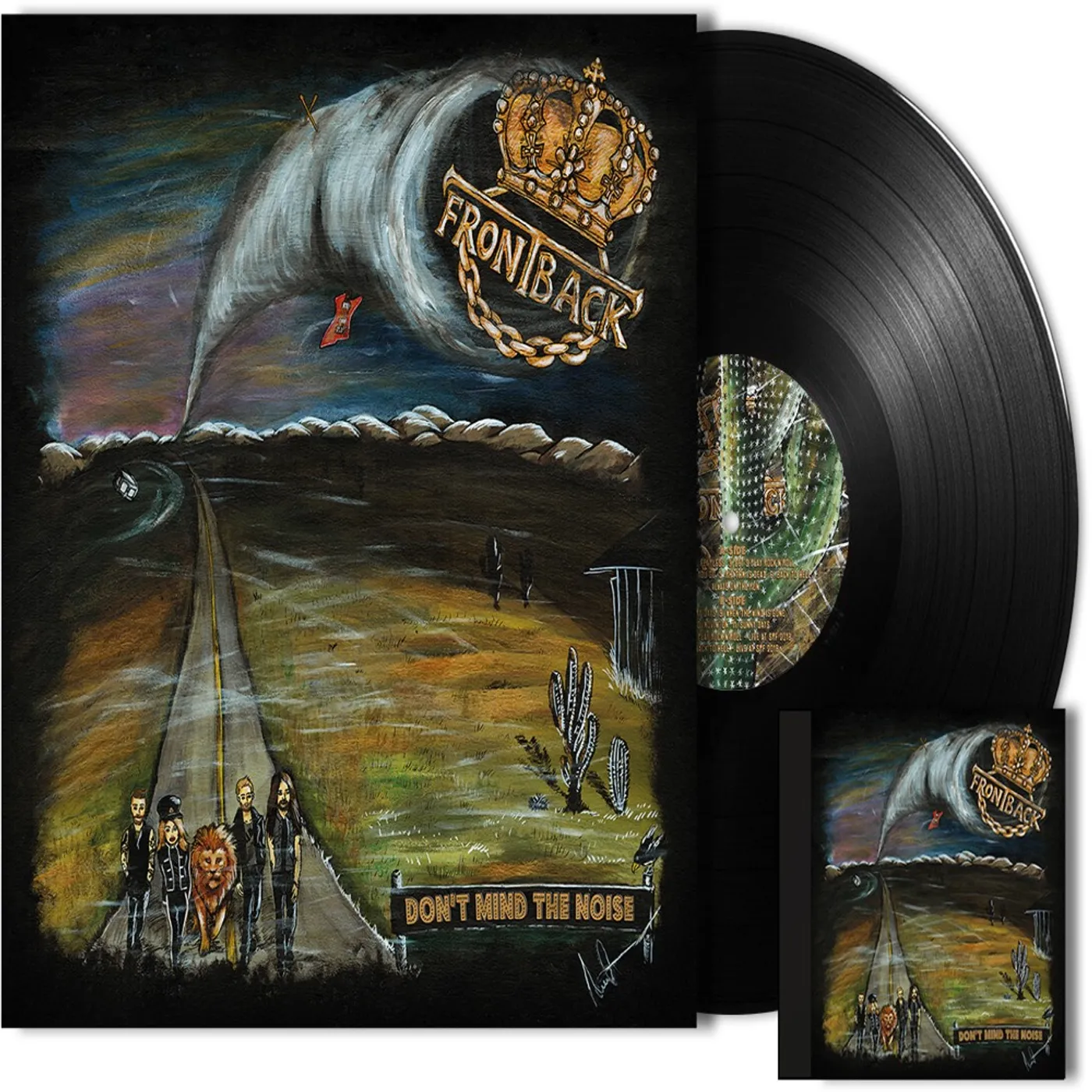 Frontback DON'T MIND THE NOISE (LP/CD) Vinyl Record