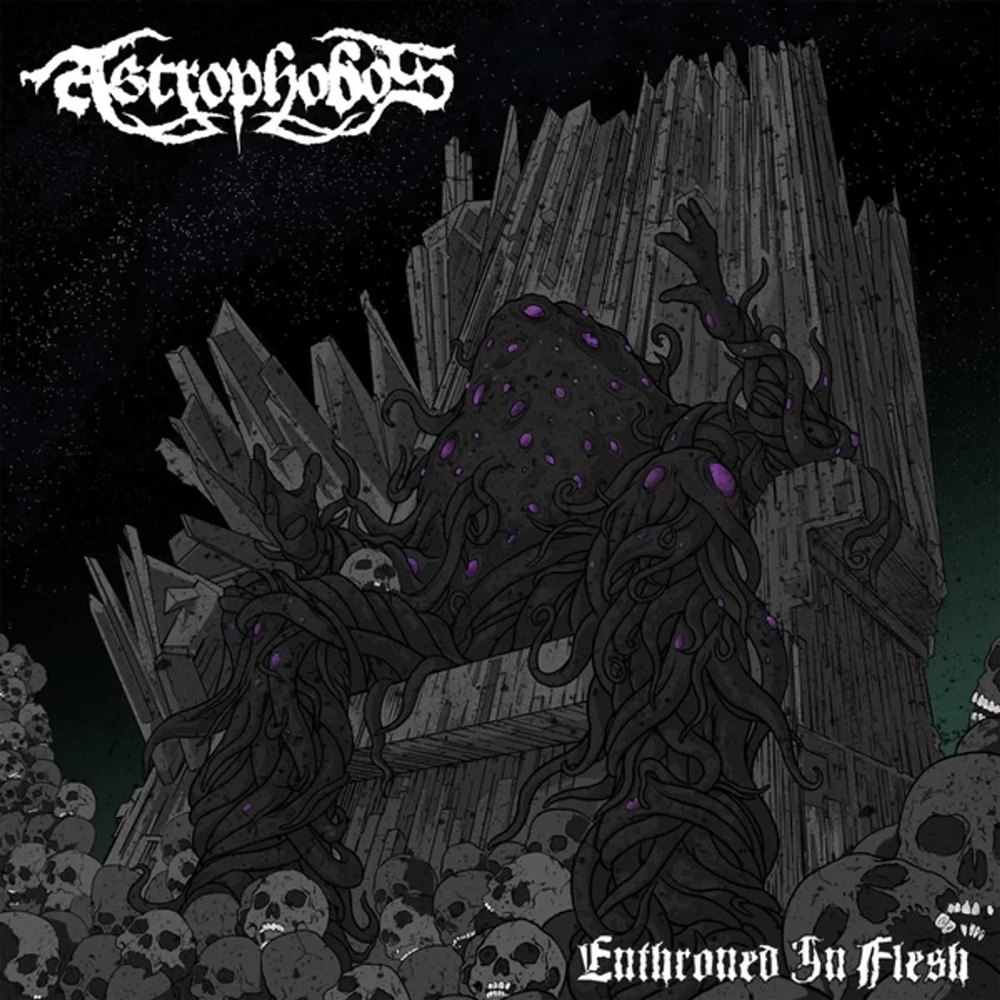 Astrophobos Enthroned In Flesh Vinyl Record