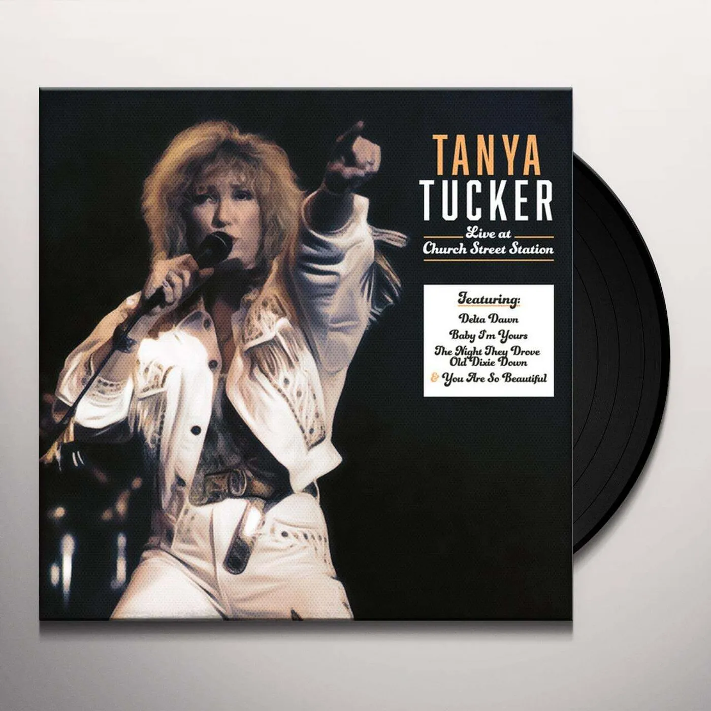 Tanya Tucker LIVE AT CHURCH STREET STATION Vinyl Record
