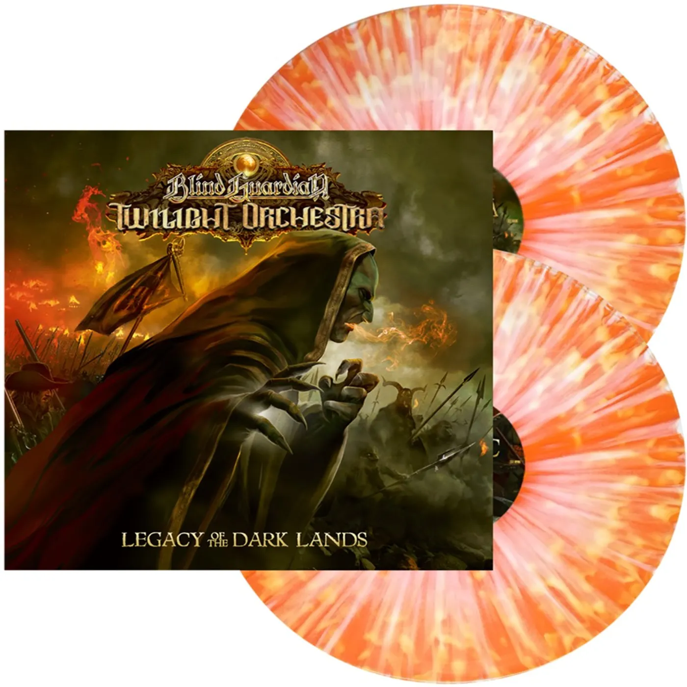 Blind Guardian Twilight Orchestra LEGACY OF THE DARK LANDS (ORANGE W/ YELLOW VINYL) Vinyl Record