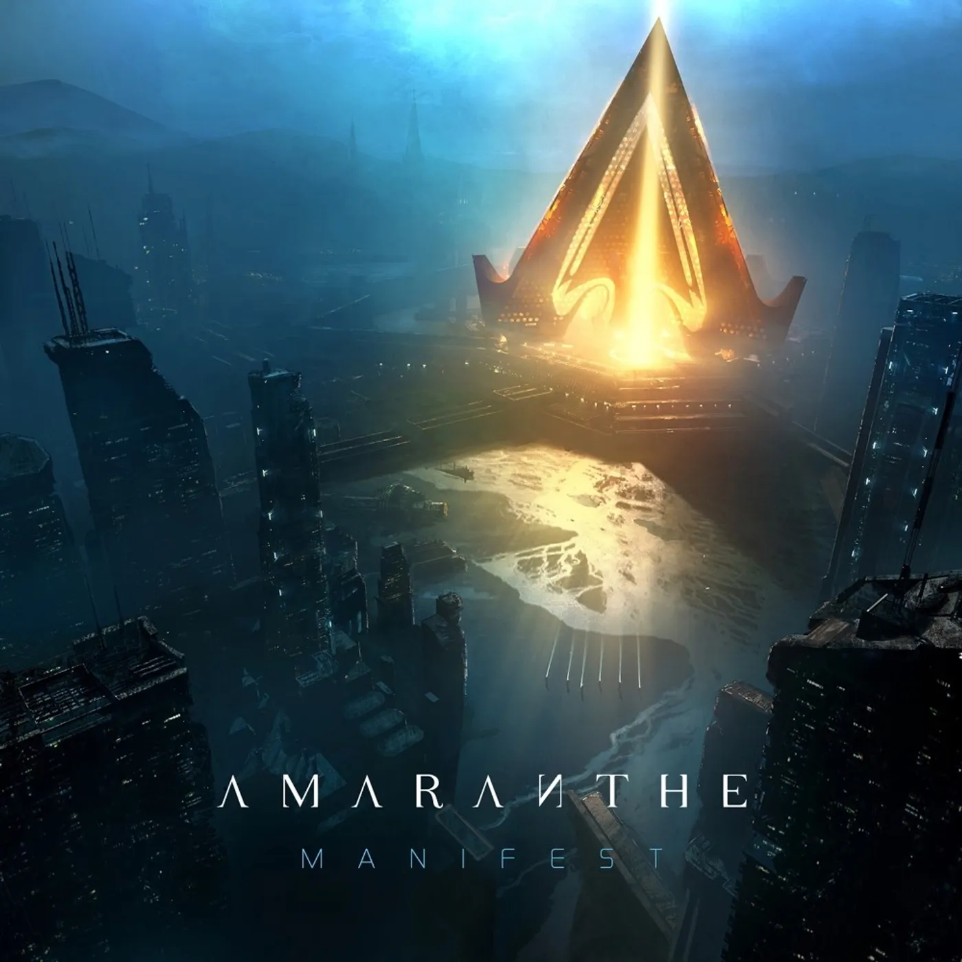 Amaranthe MANIFEST (CYAN VINYL) Vinyl Record