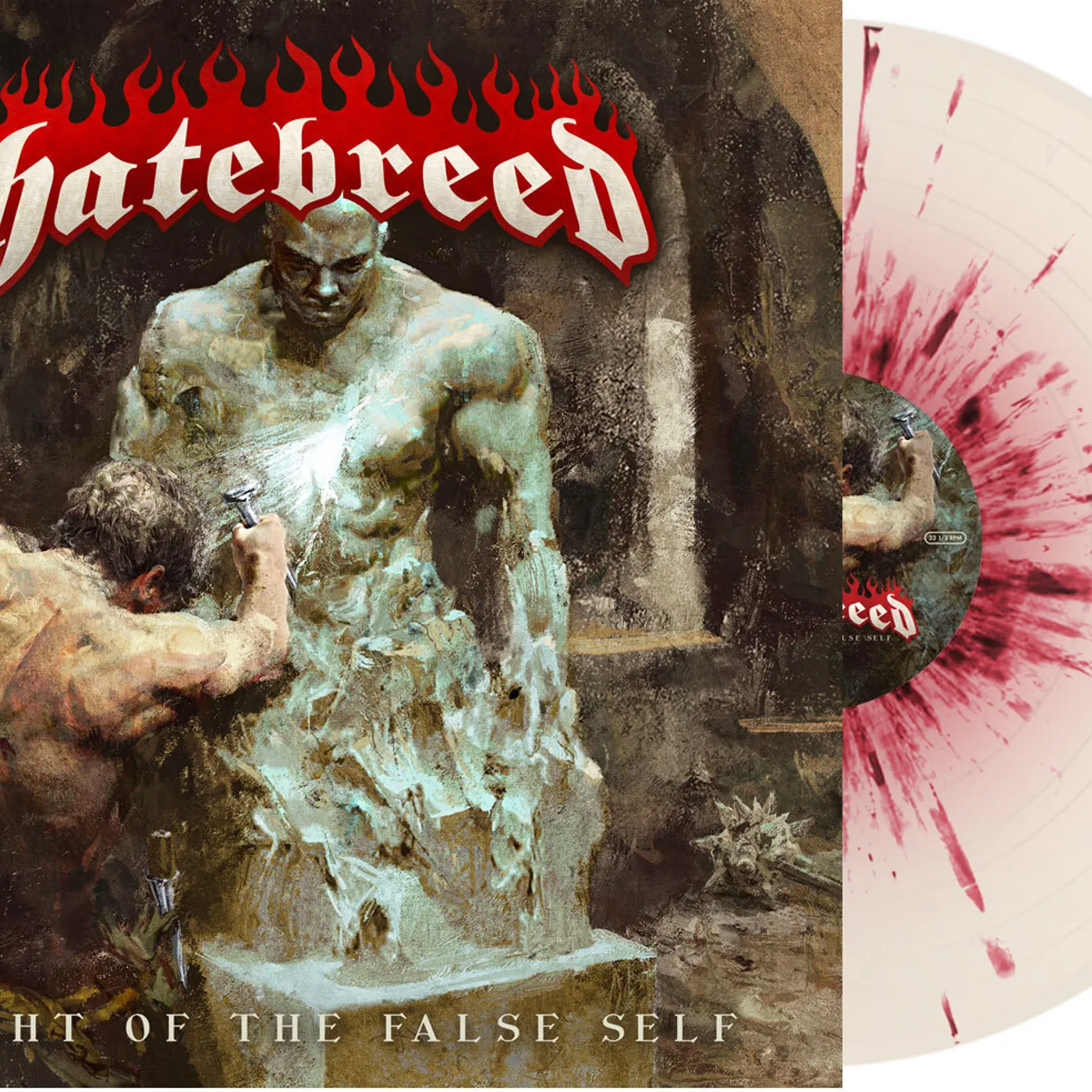 Hatebreed Weight Of The False Self (Bone W/ Blood Vinyl Record