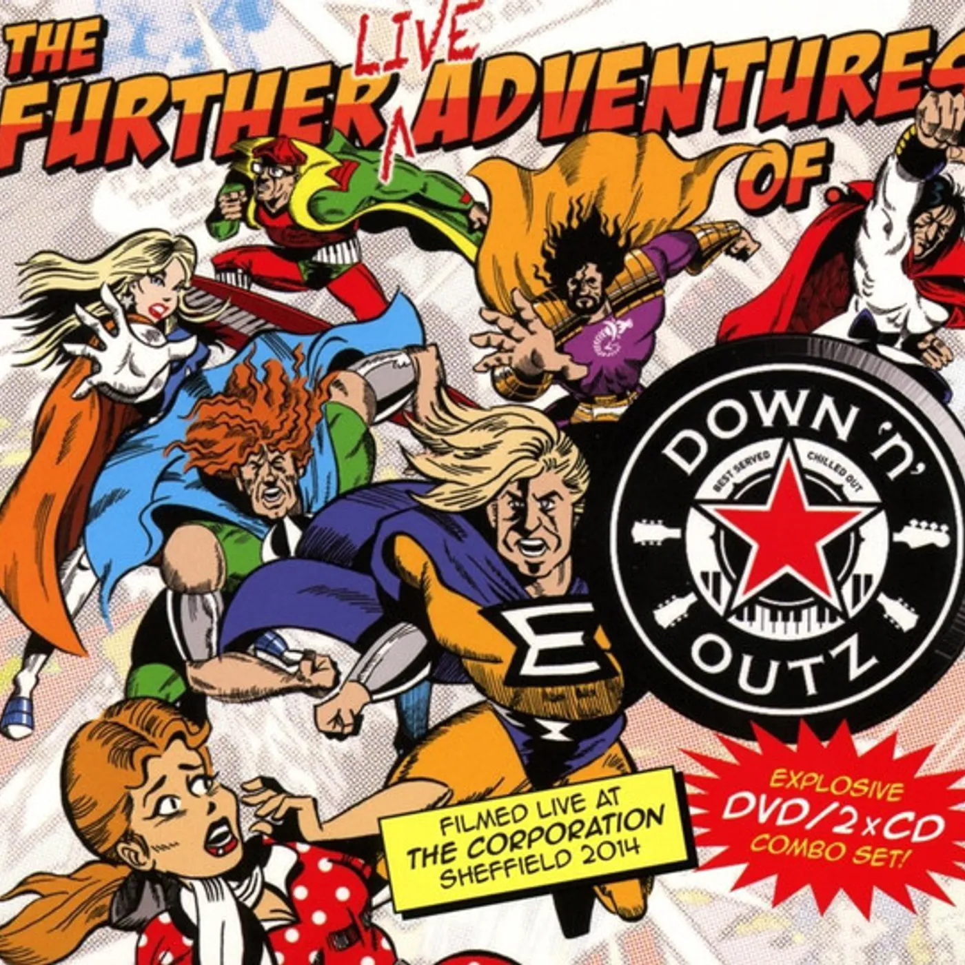 Down 'n' Outz The Further Live Adventures Of Vinyl Record