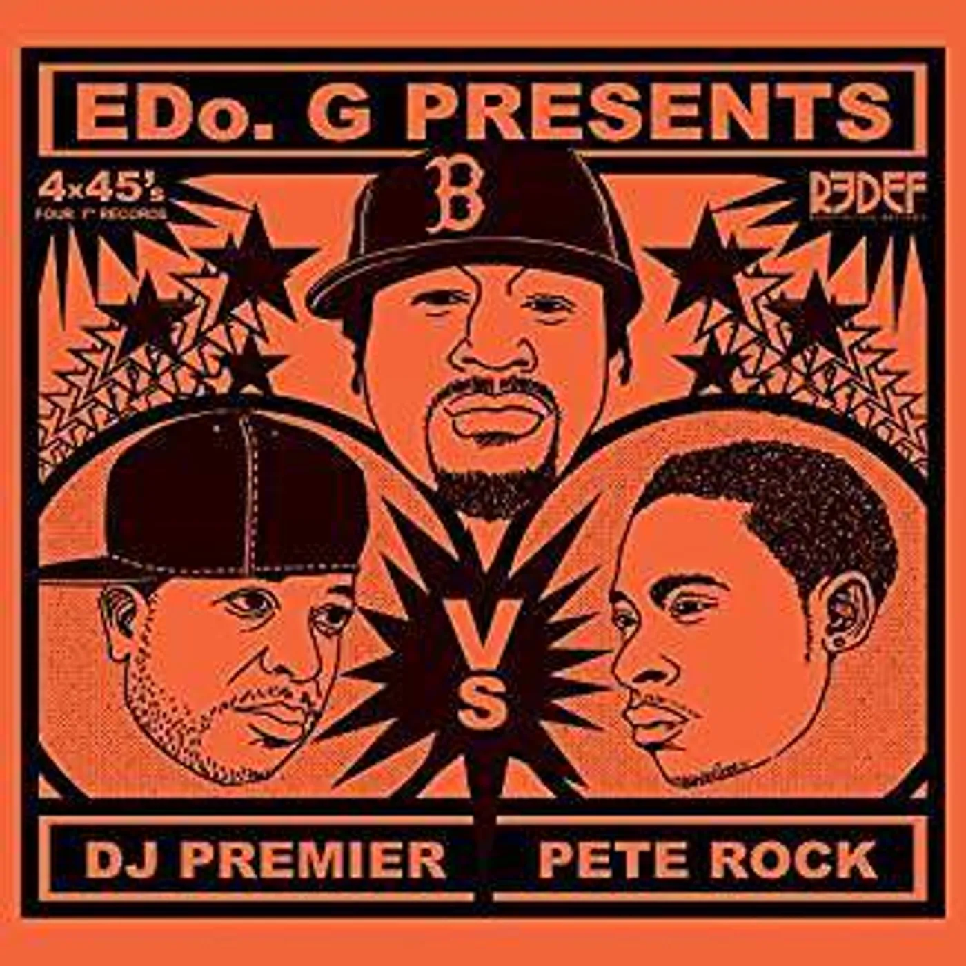 Edo. G Pete Rock Vs. Dj Premier (4 X45 Set) Vinyl Record