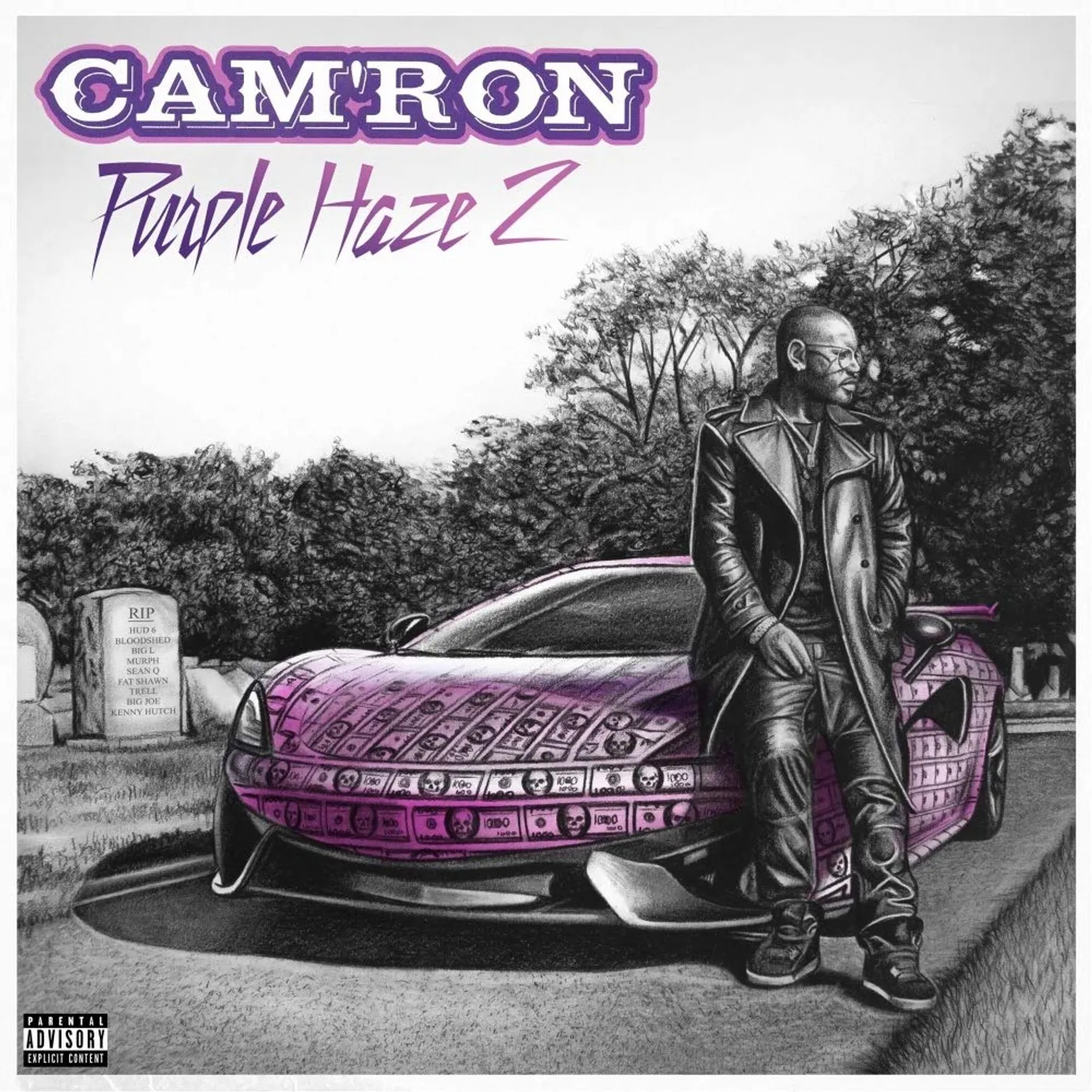 Cam'ron PURPLE HAZE 2 (PURPLE HAZE SPLATTER VINYL/2LP) Vinyl Record