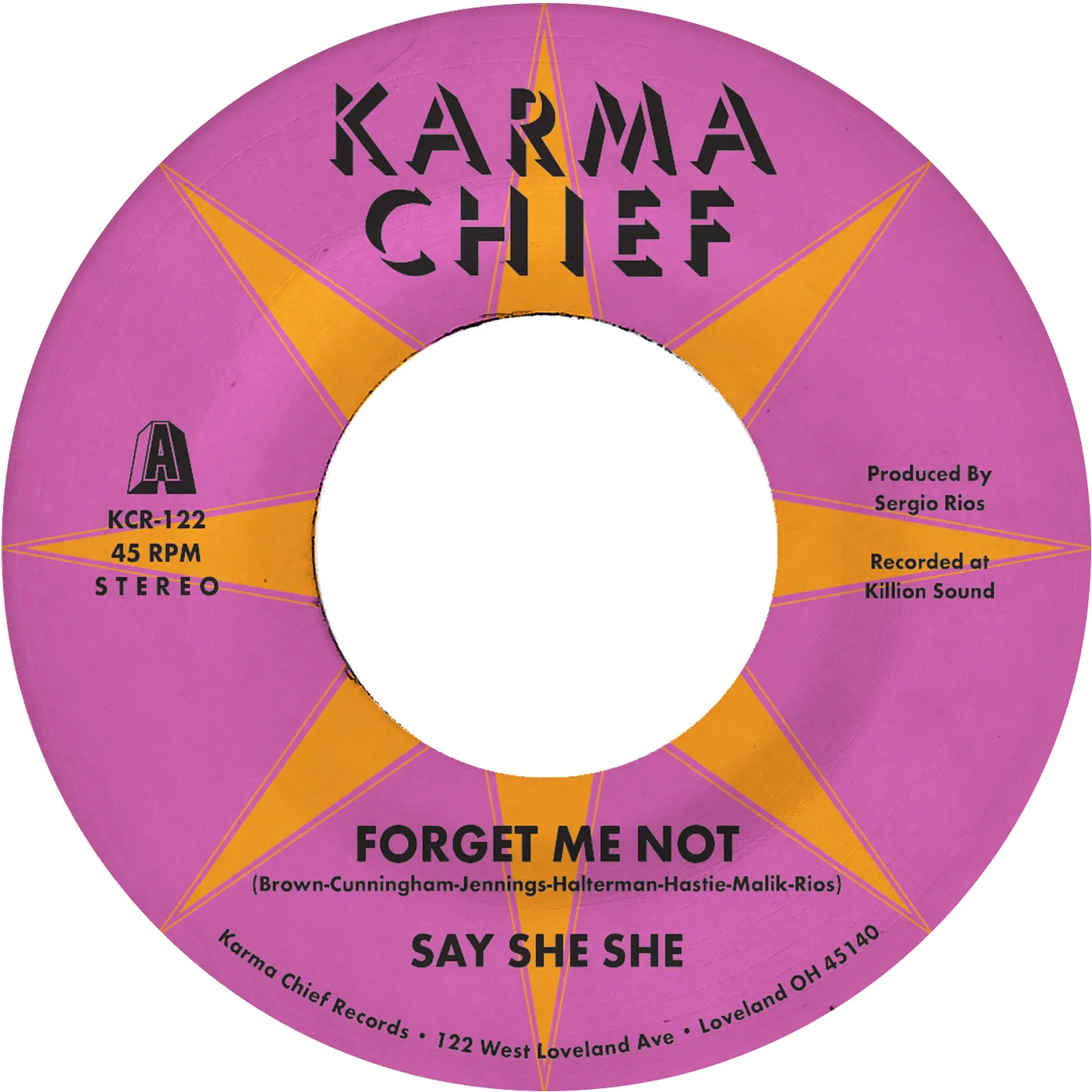 Say She She Forget Me Not / Blow My Mind (Opaque Whi Vinyl Record