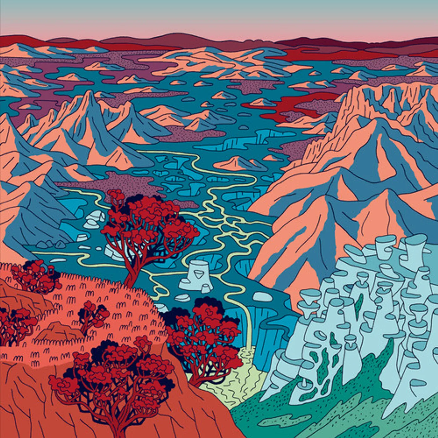 Triptides Visitors Vinyl Record