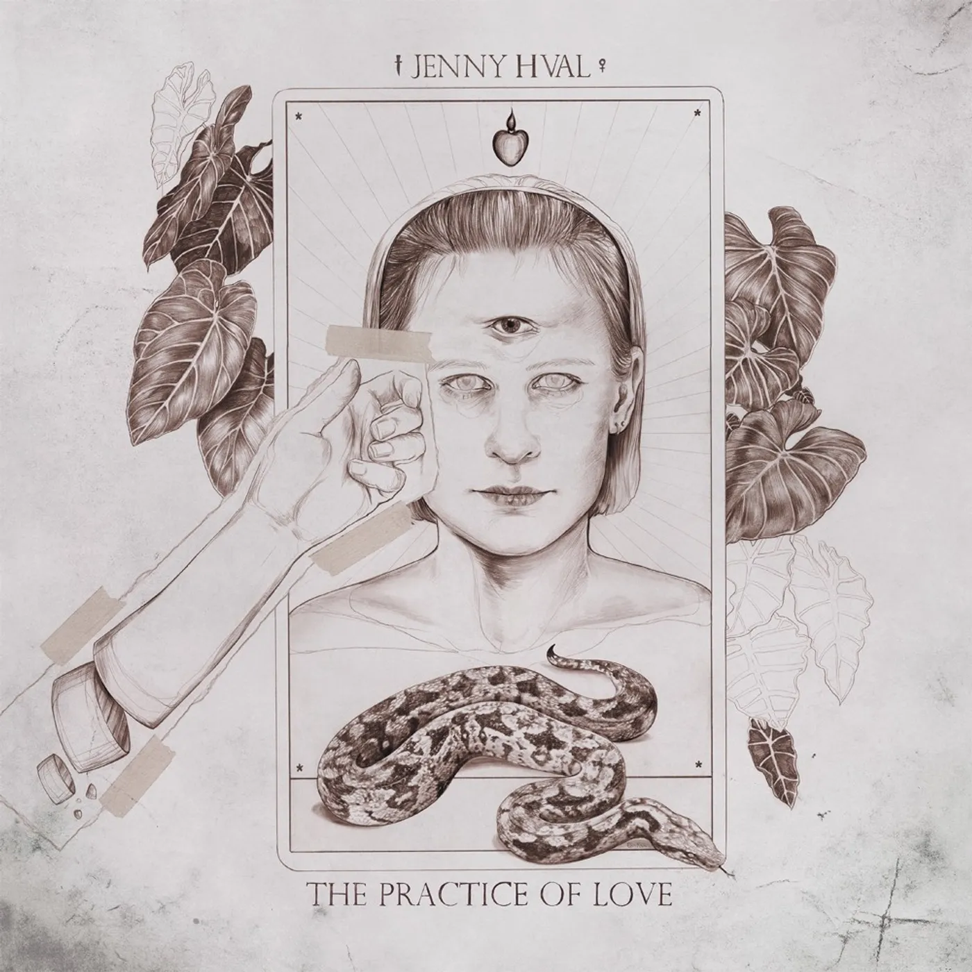 Jenny Hval PRACTICE OF LOVE (SAND COLOR VINYL) Vinyl Record