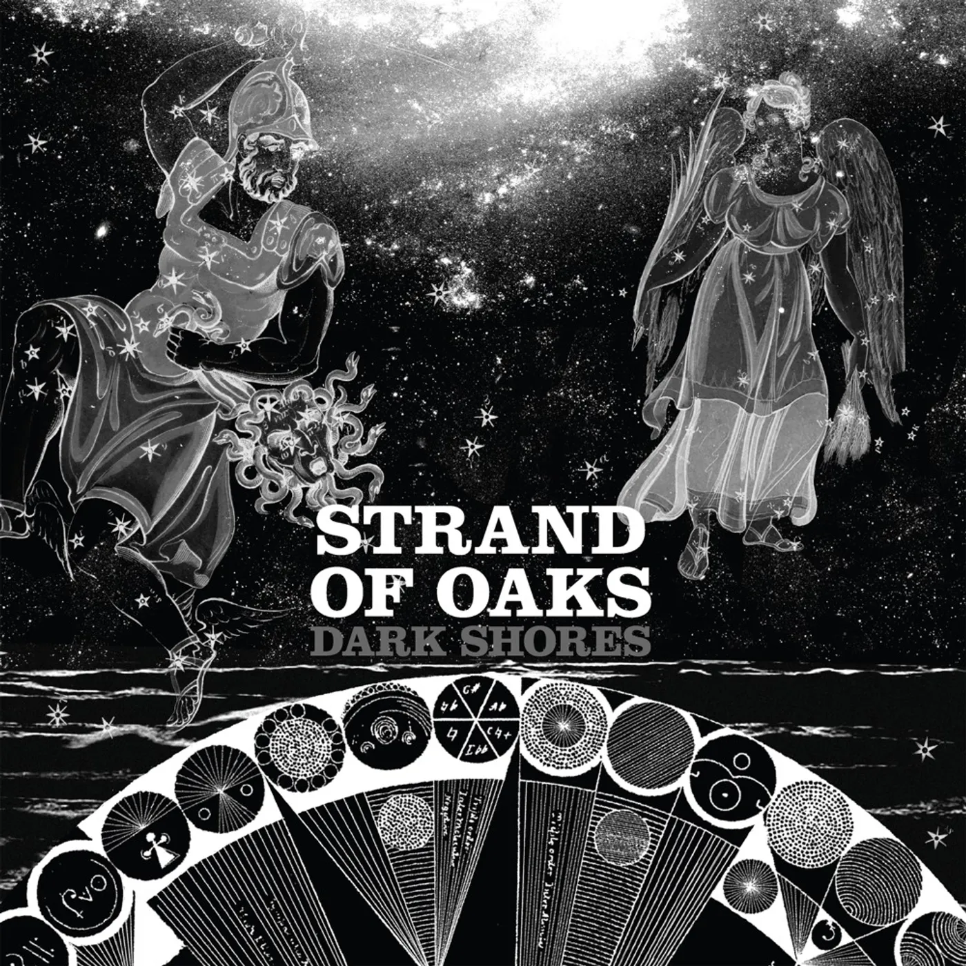 Strand of Oaks DARK SHORES (BLACK & WHITE SPLATTER VINYL) Vinyl Record