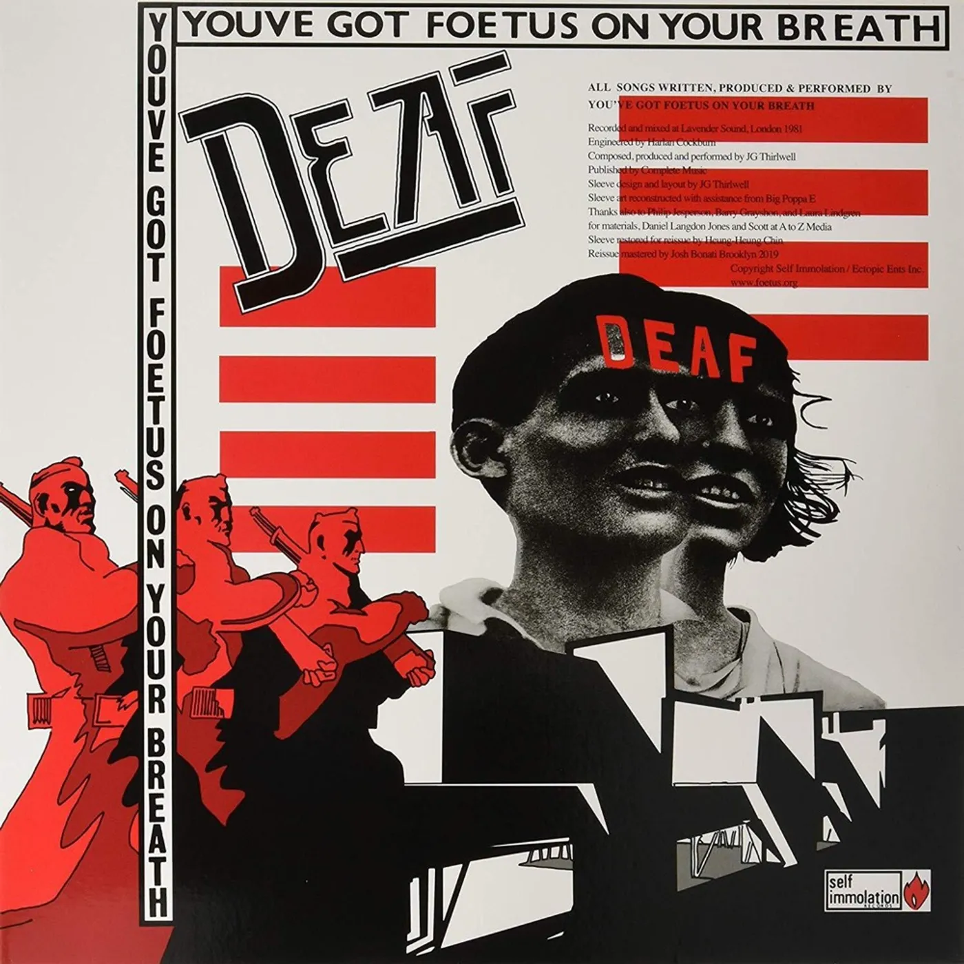 Foetus Deaf Vinyl Record