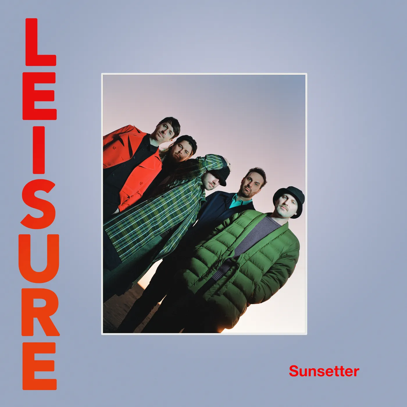 LEISURE Sunsetter   Solid Red Vinyl Record