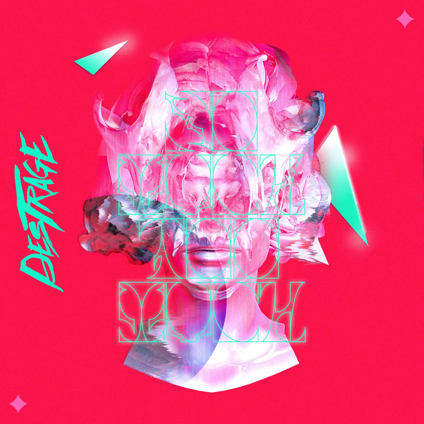 Destrage SO MUCH. TOO MUCH. (MAGENTA VINYL) Vinyl Record