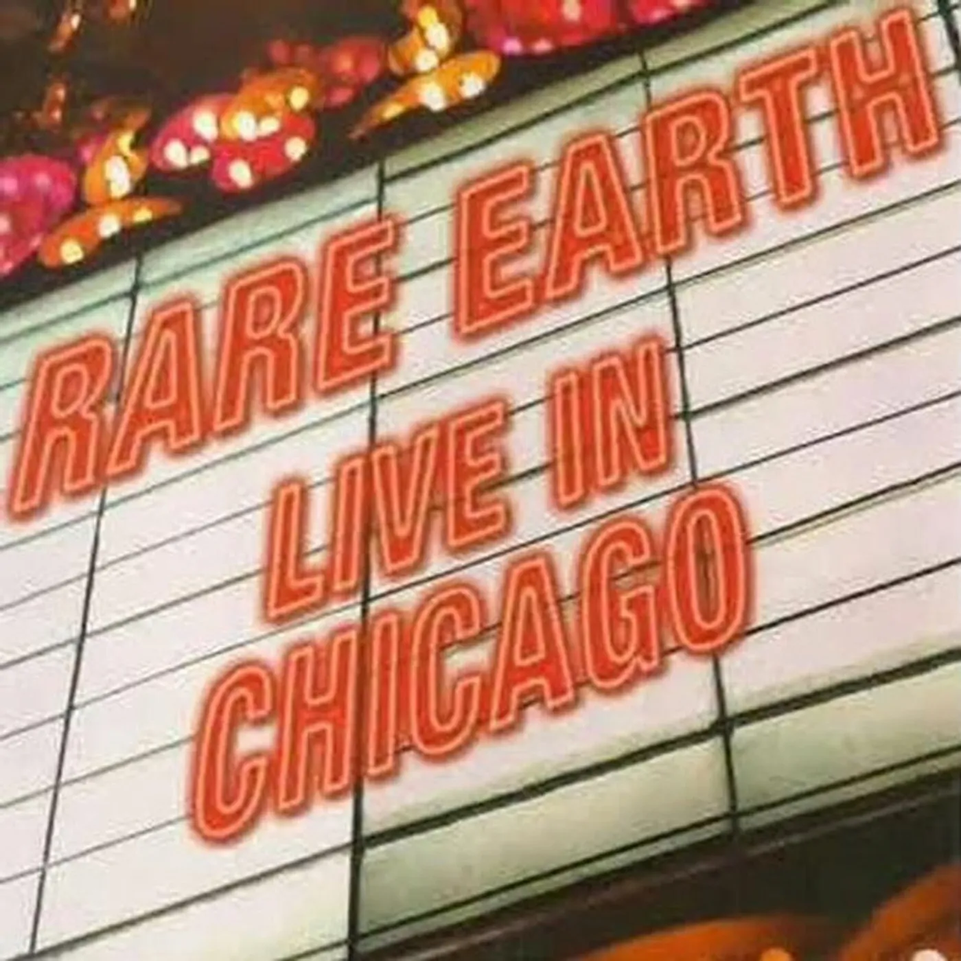 Rare Earth LIVE IN CHICAGO - RED TRANSLUCENT Vinyl Record