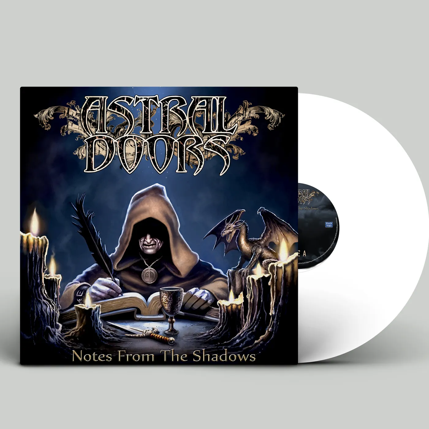 Astral Doors Notes From The Shadows   White Vinyl Record
