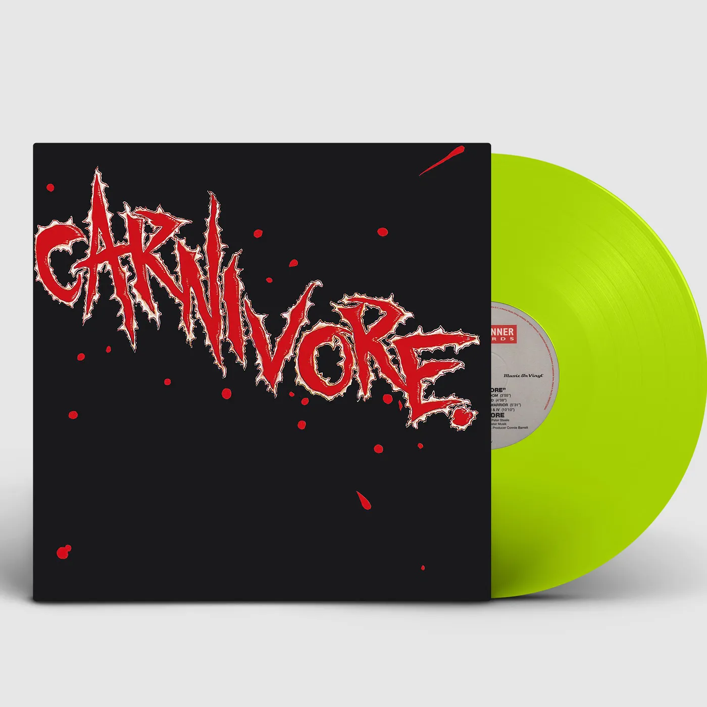 Carnivore   Neon Yellow Vinyl Record