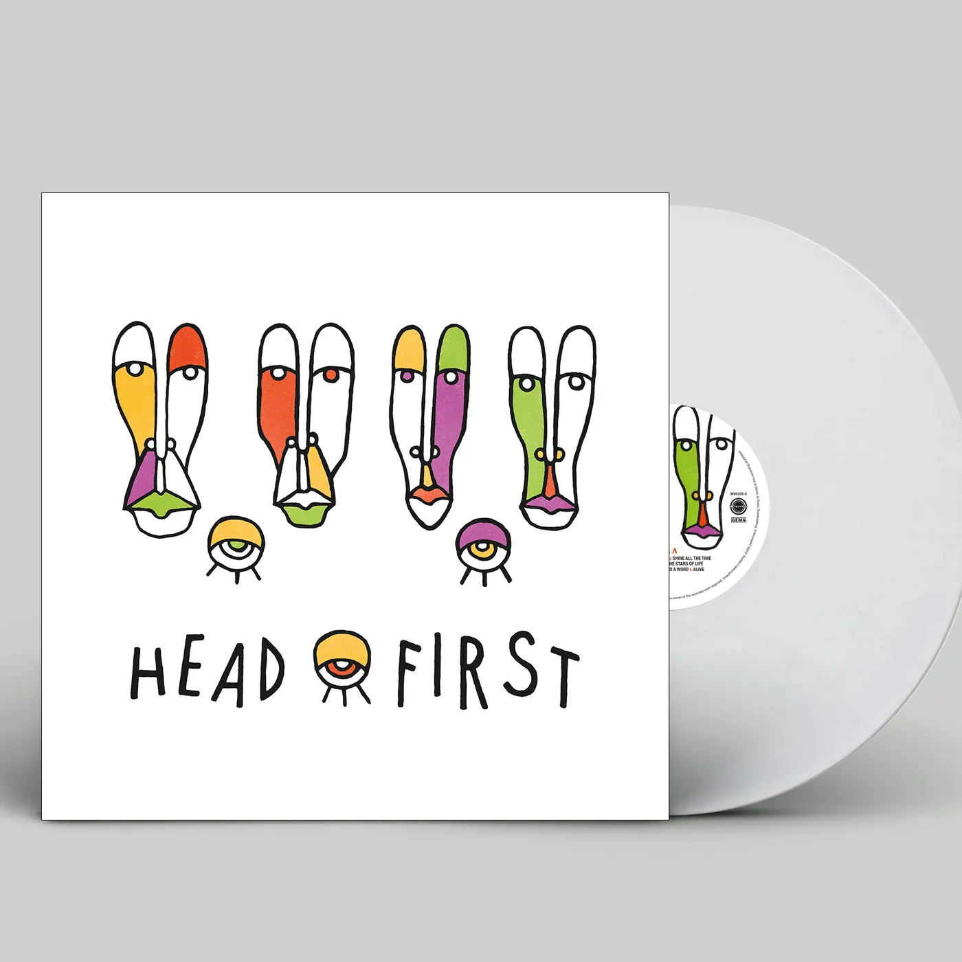 Head First   White Vinyl Record