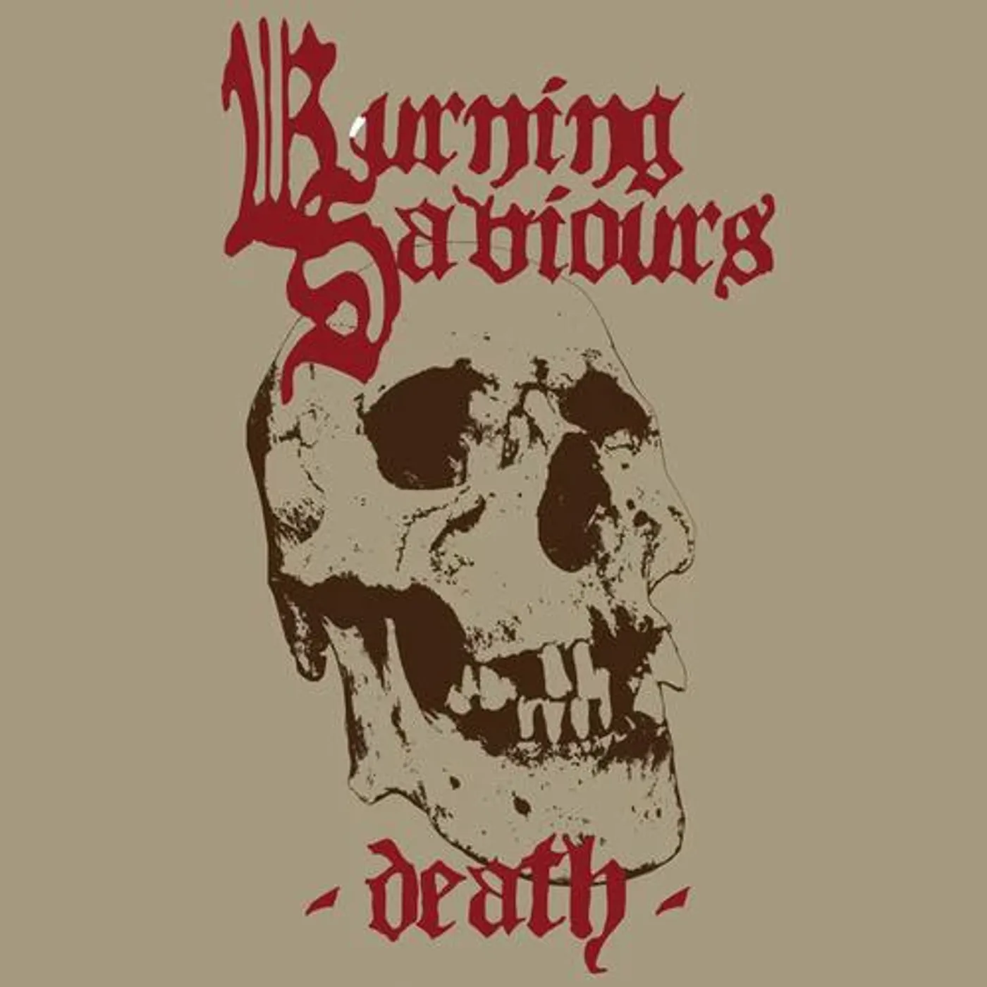 Burning Saviours Death (Red Vinyl) Vinyl Record