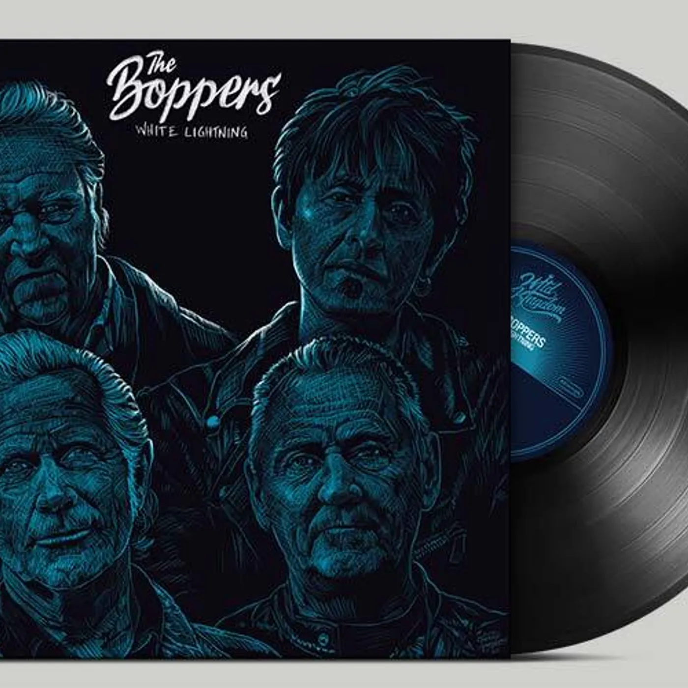 The Boppers White Lightning Vinyl Record