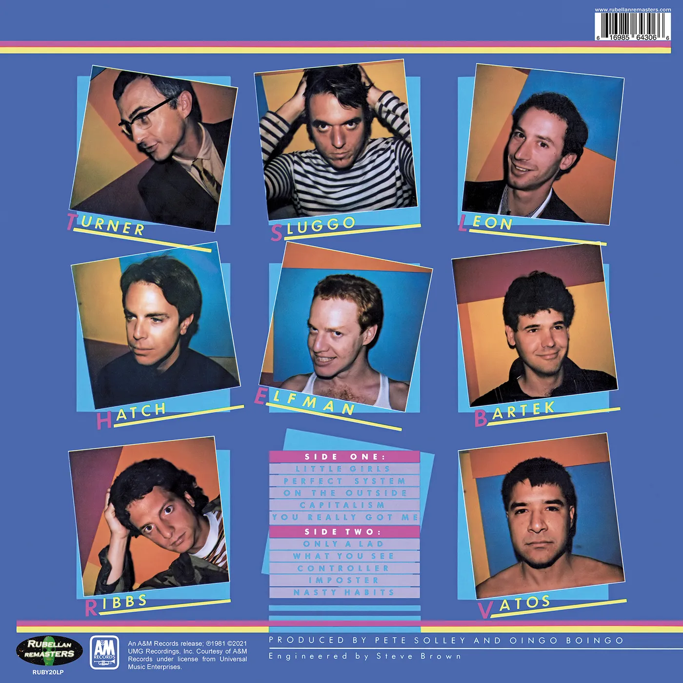 Oingo Boingo Only A Lad Vinyl Record