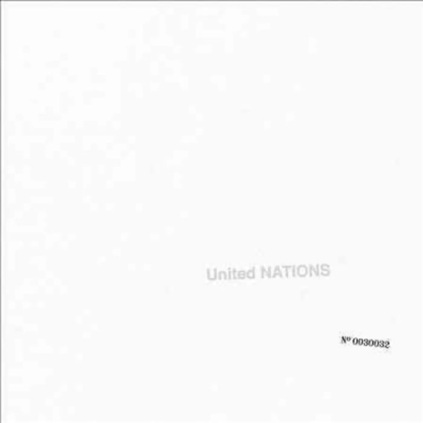 United Nations Vinyl Record