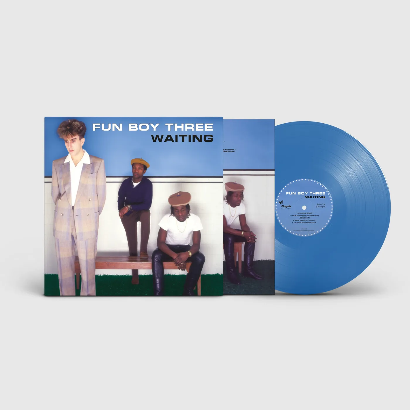 Fun Boy Three Waiting (Blue) Vinyl Record