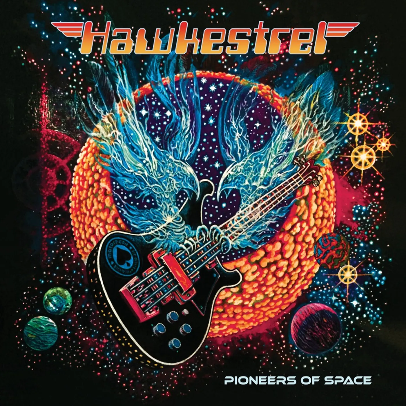 Hawkestrel PIONEERS OF SPACE (RED VINYL) Vinyl Record