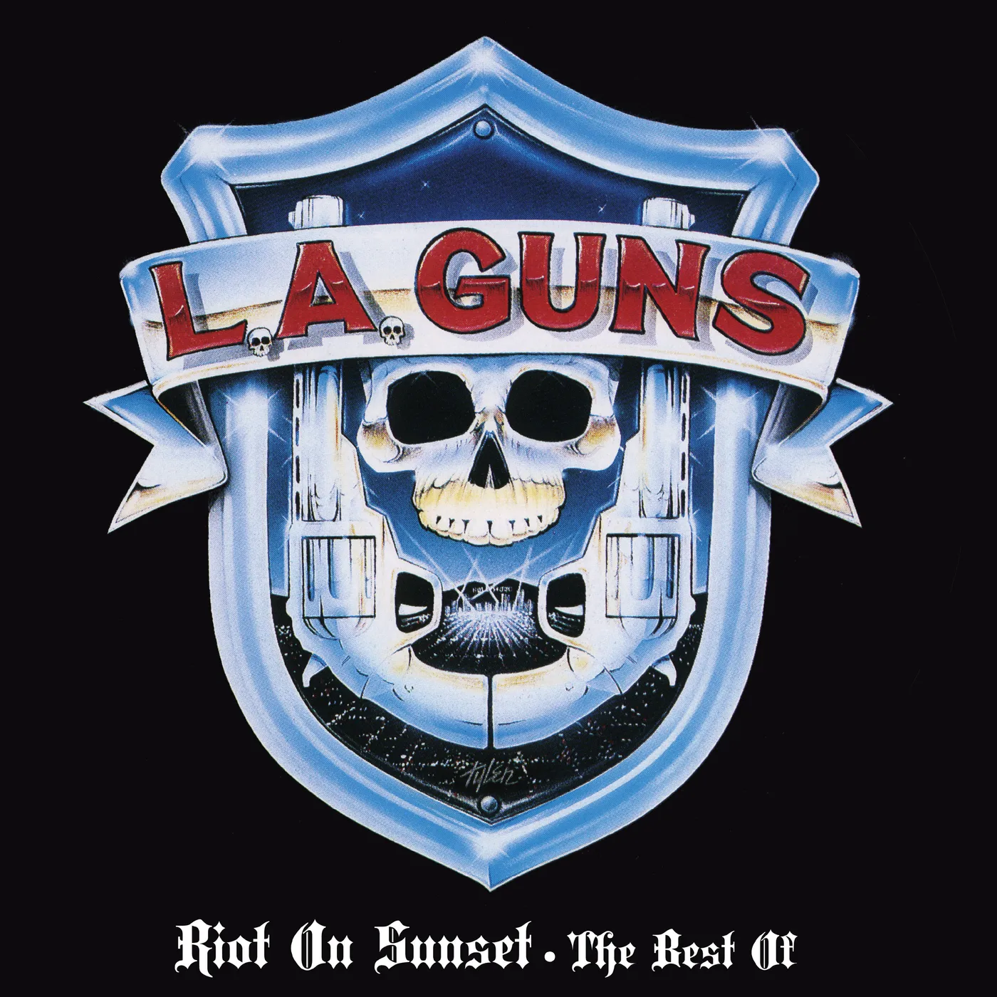 L.A. Guns RIOT ON THE SUNSET STRIP (PINK VINYL) Vinyl Record