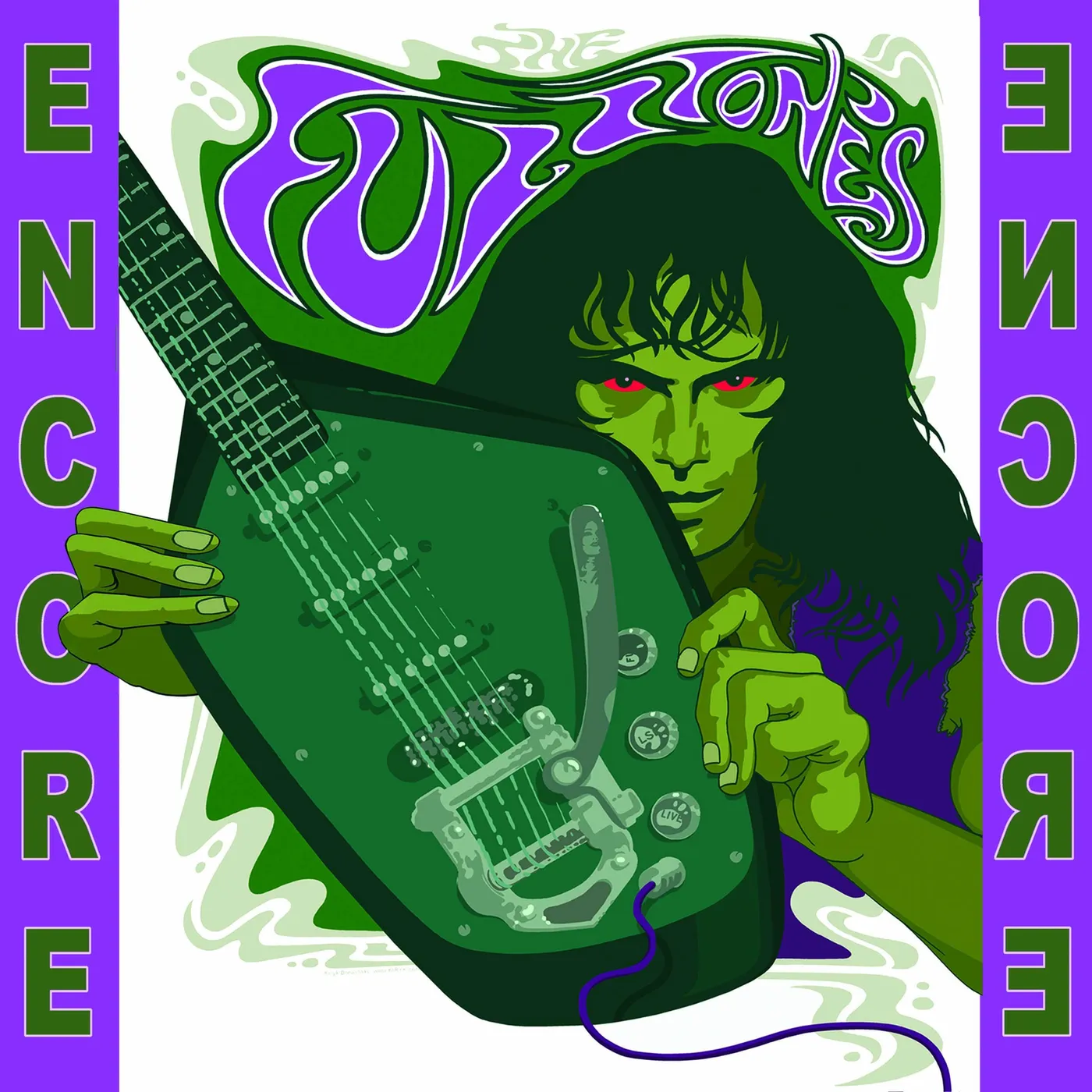 The Fuzztones ENCORE (GREEN VINYL) Vinyl Record