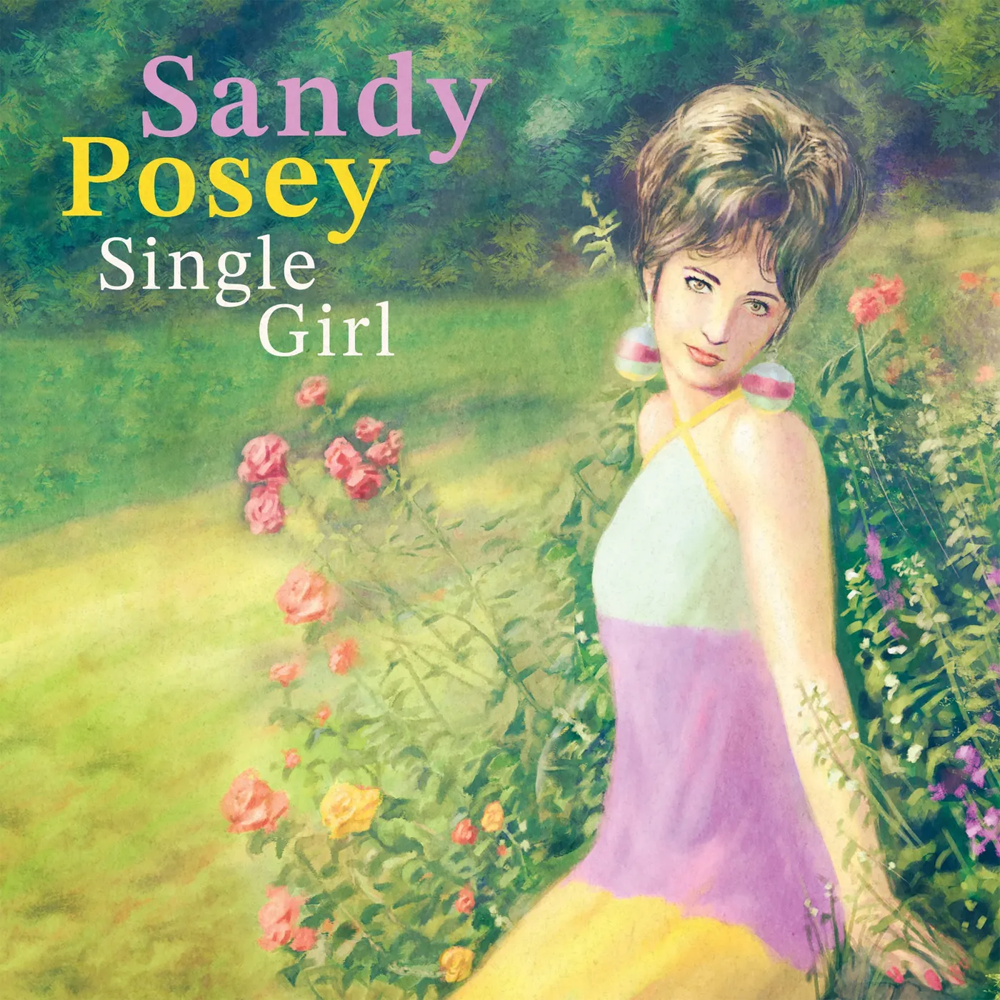 Sandy Posey Single Girl (Pink) Vinyl Record