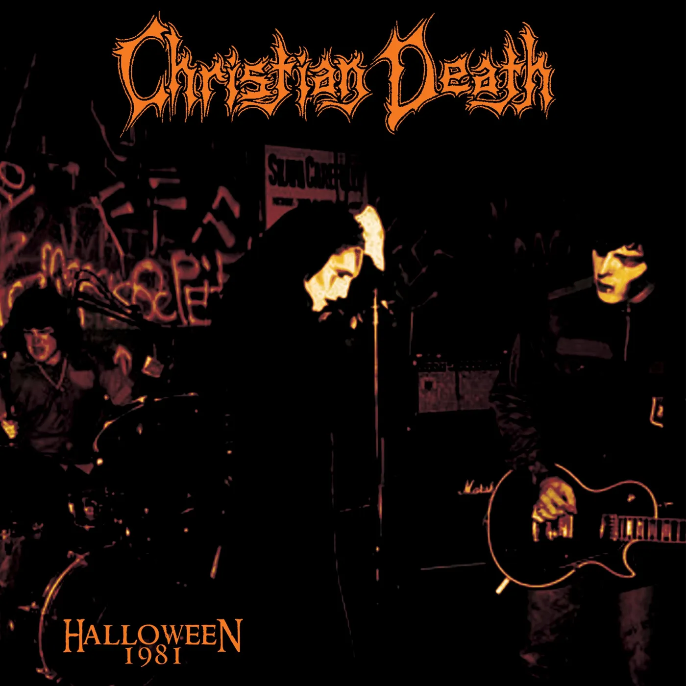Christian Death HALLOWEEN 1981 (ORANGE VINYL) Vinyl Record