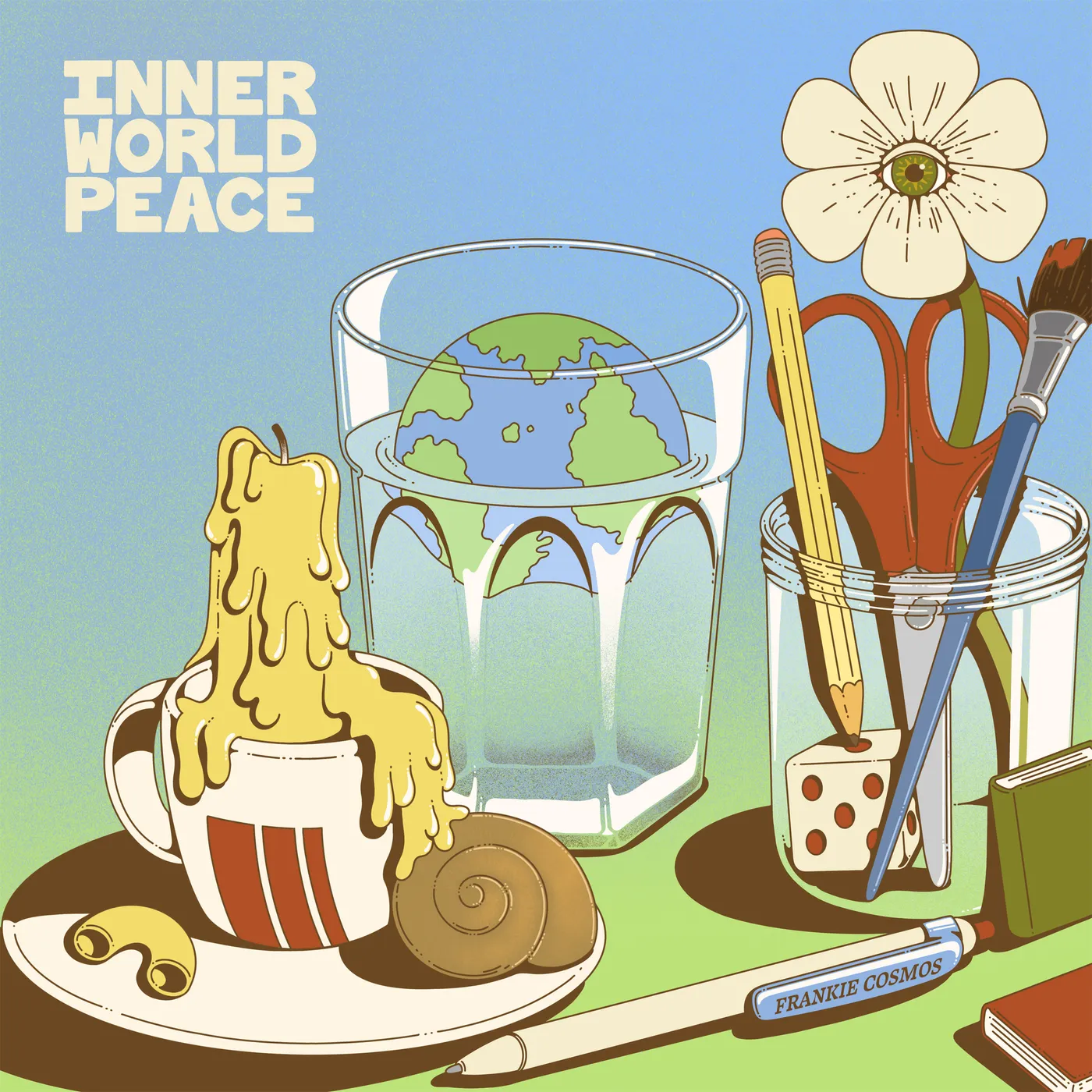 Frankie Cosmos Inner World Peace   Clear Vinyl Record