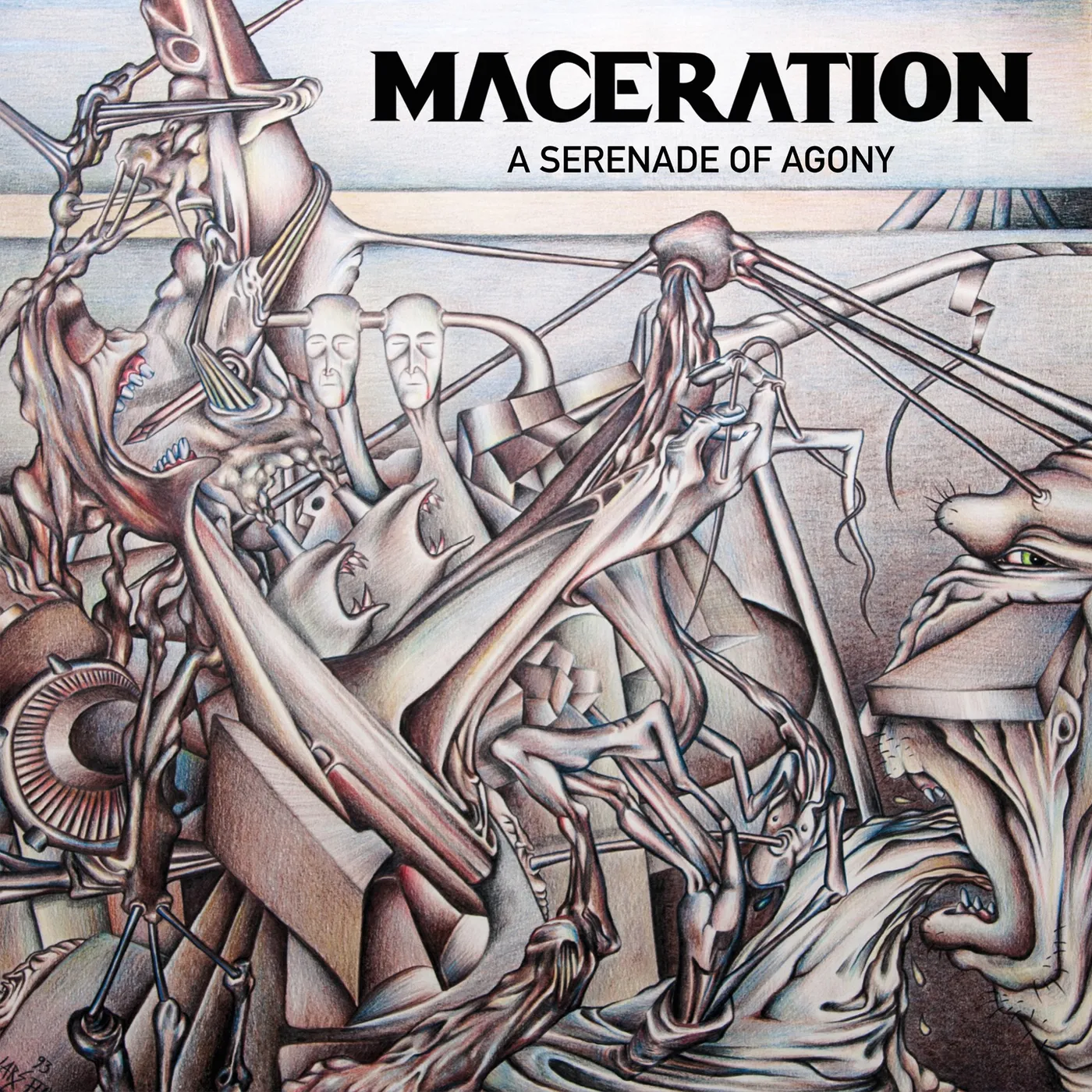 Maceration Serenade Of Agony (Golden/Black) Vinyl Record