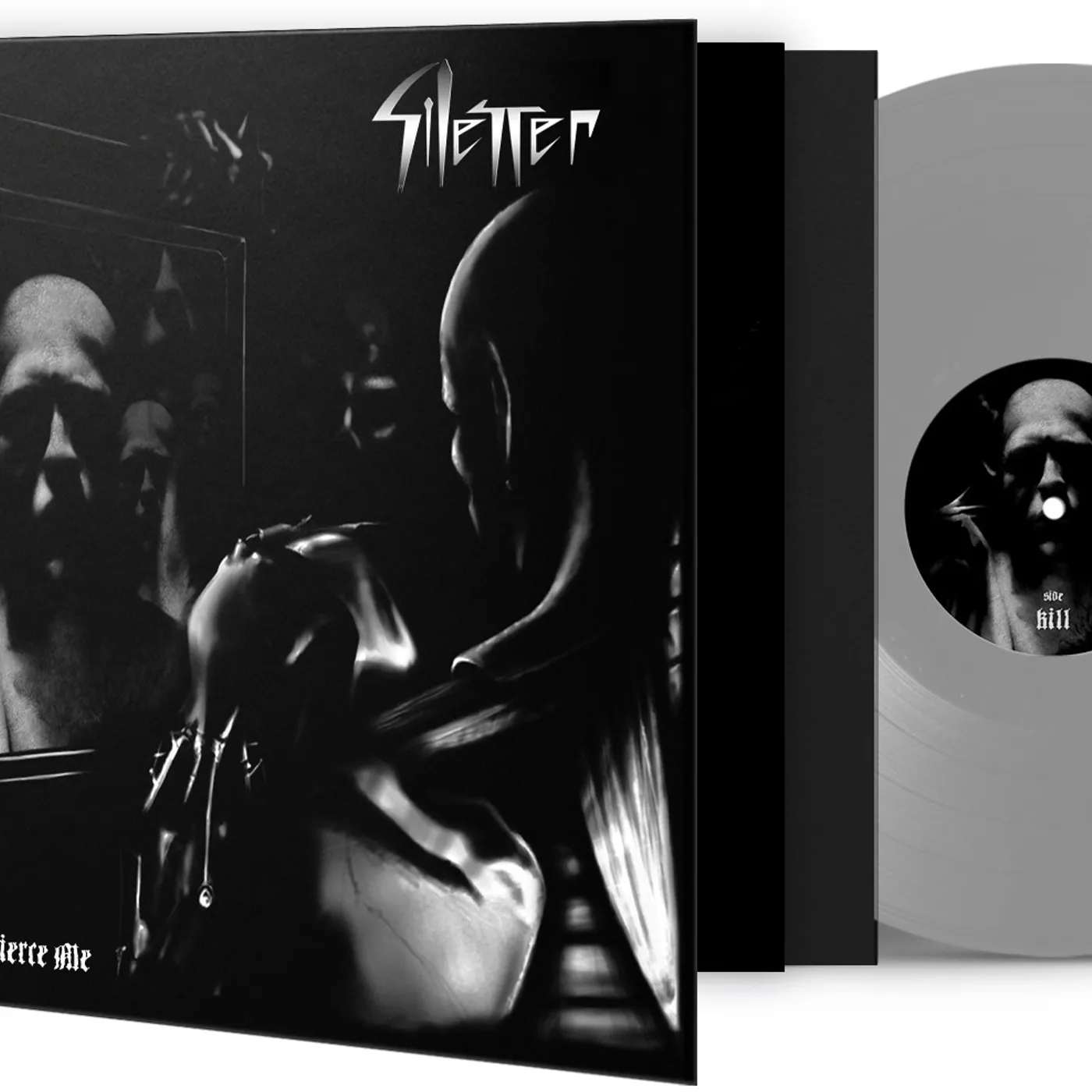 Silencer DEATH PIERCE ME (GREY VINYL) Vinyl Record