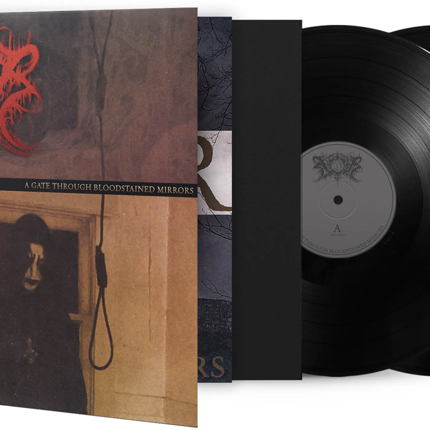 Xasthur GATE THROUGH BLOODSTAINED MIRRORS Vinyl Record